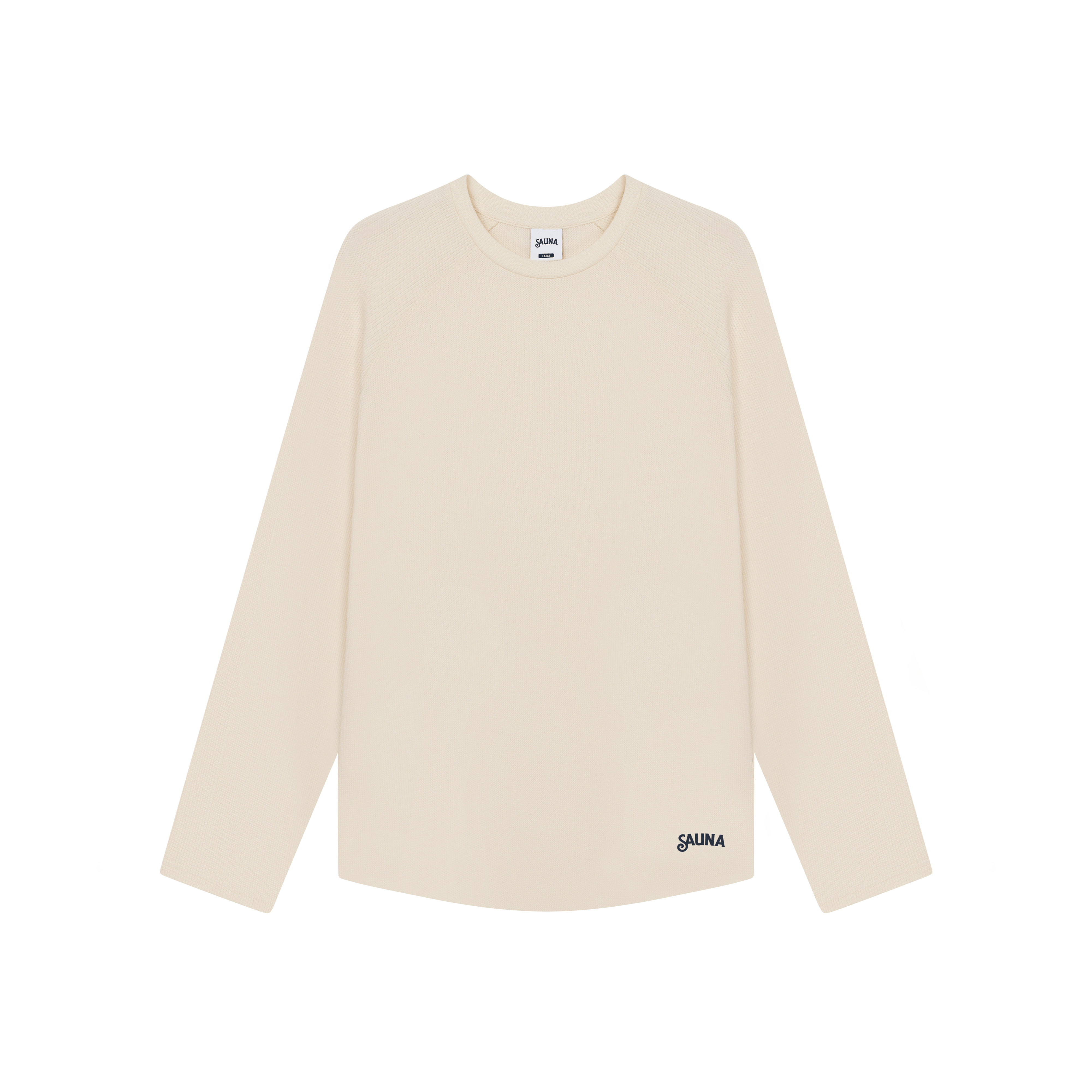 Waffle Thermal L/S Shirt [Off-white] – Shop Sauna