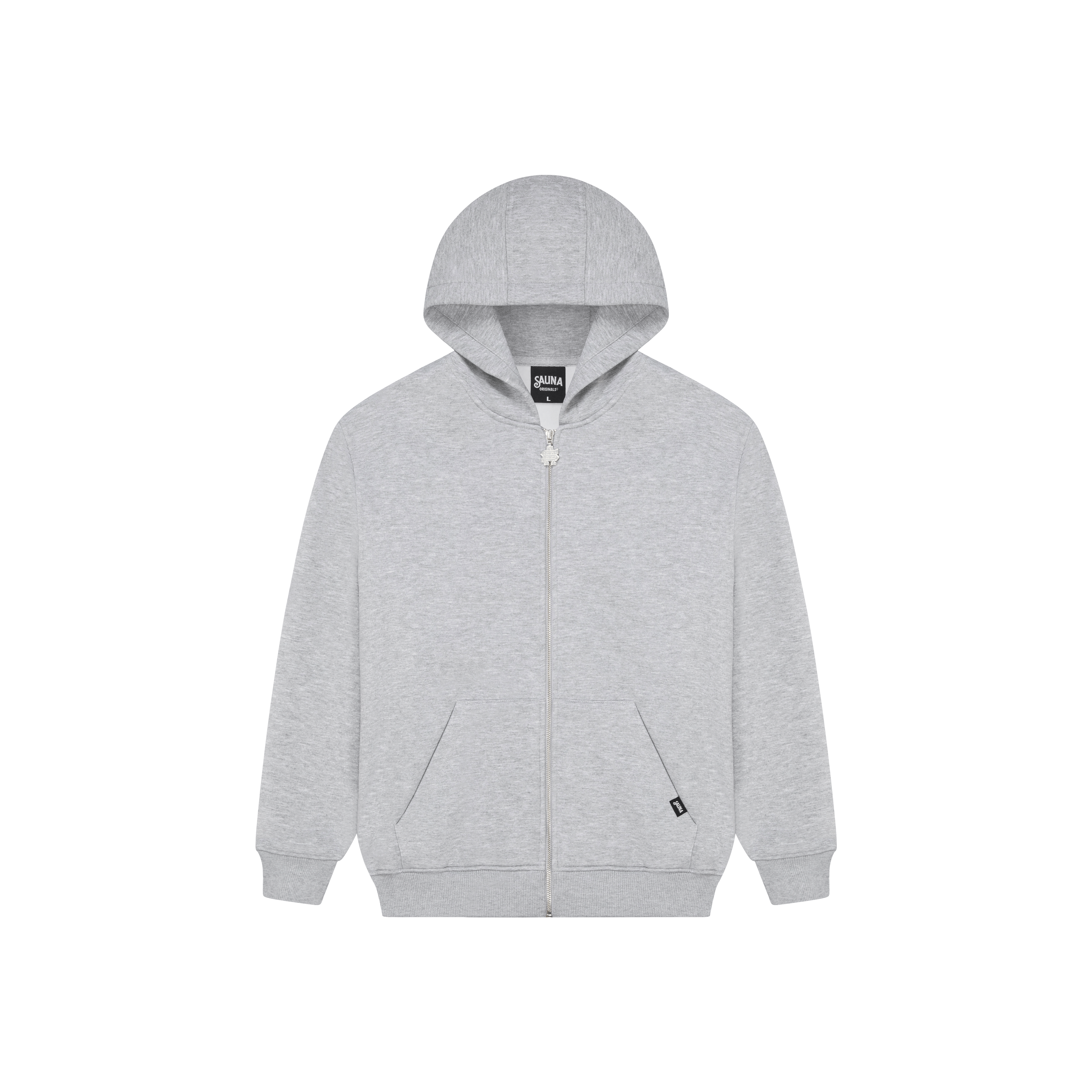 Originals Zip-Hoodie [GREY] – Shop Sauna