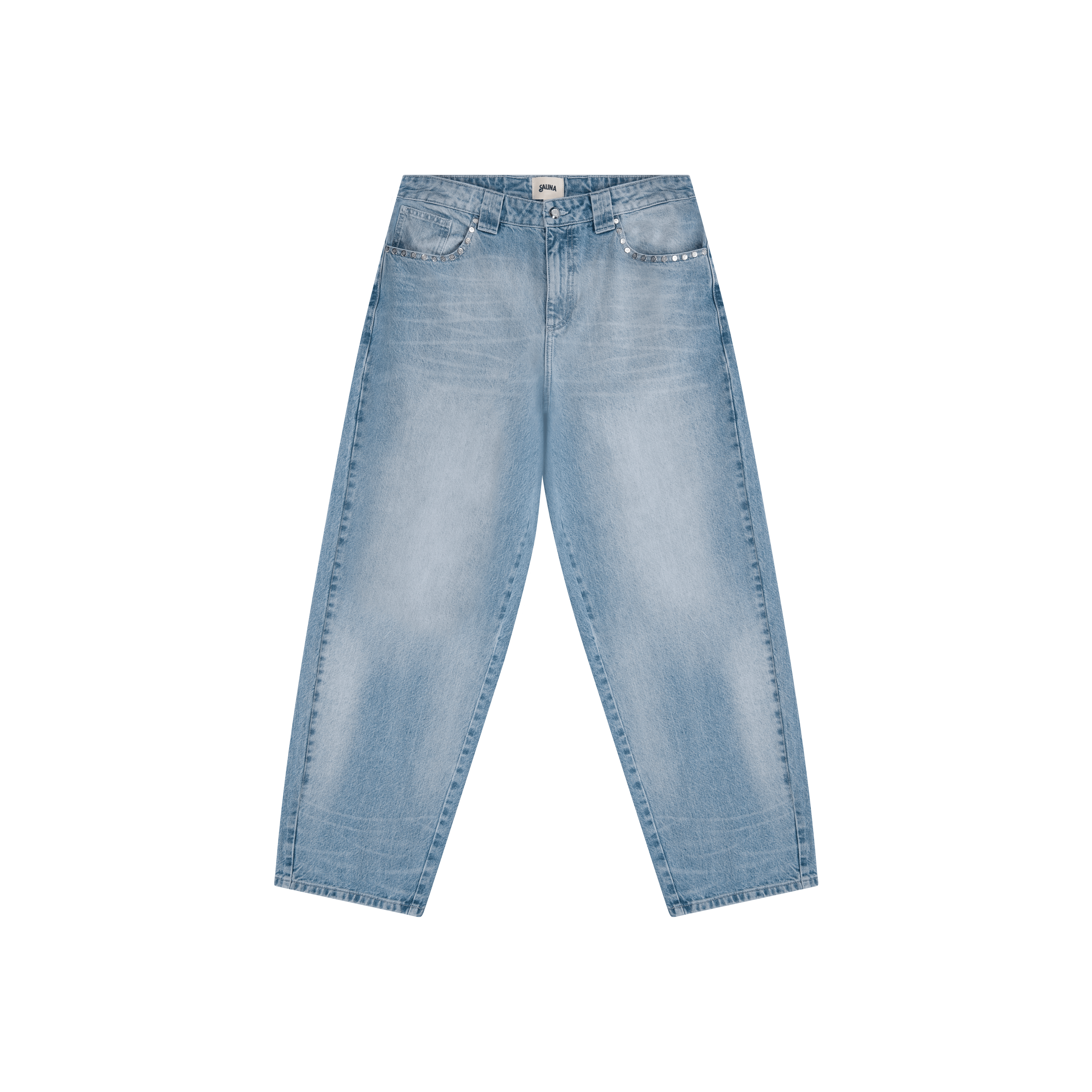 Denim Vintage Washed Baggy Jeans [Light Blue] – Shop Sauna