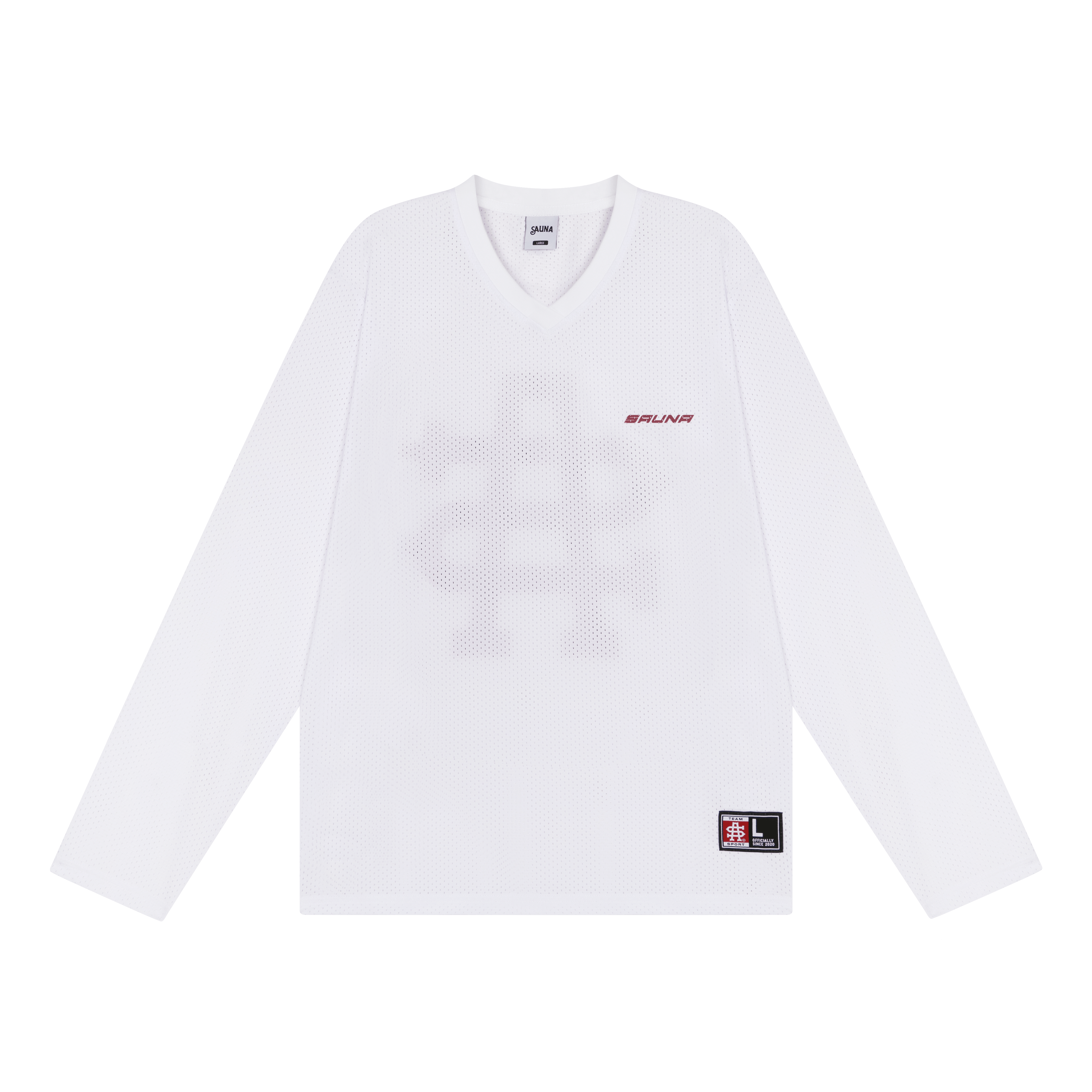 Mesh L/S Jersey [White] – Shop Sauna