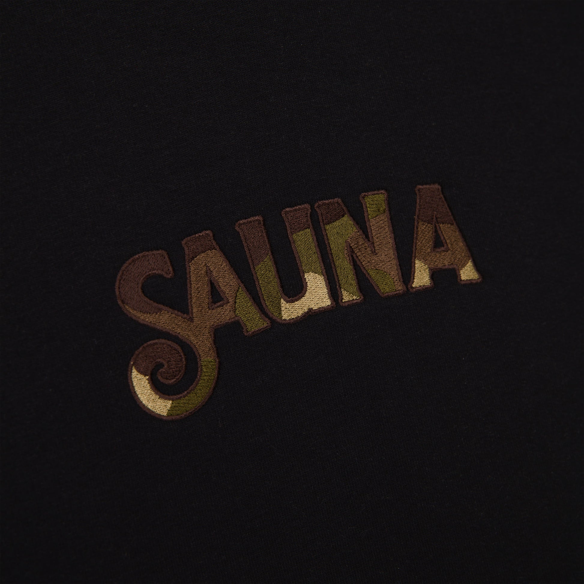 Camo Logo Hoodie [Black]