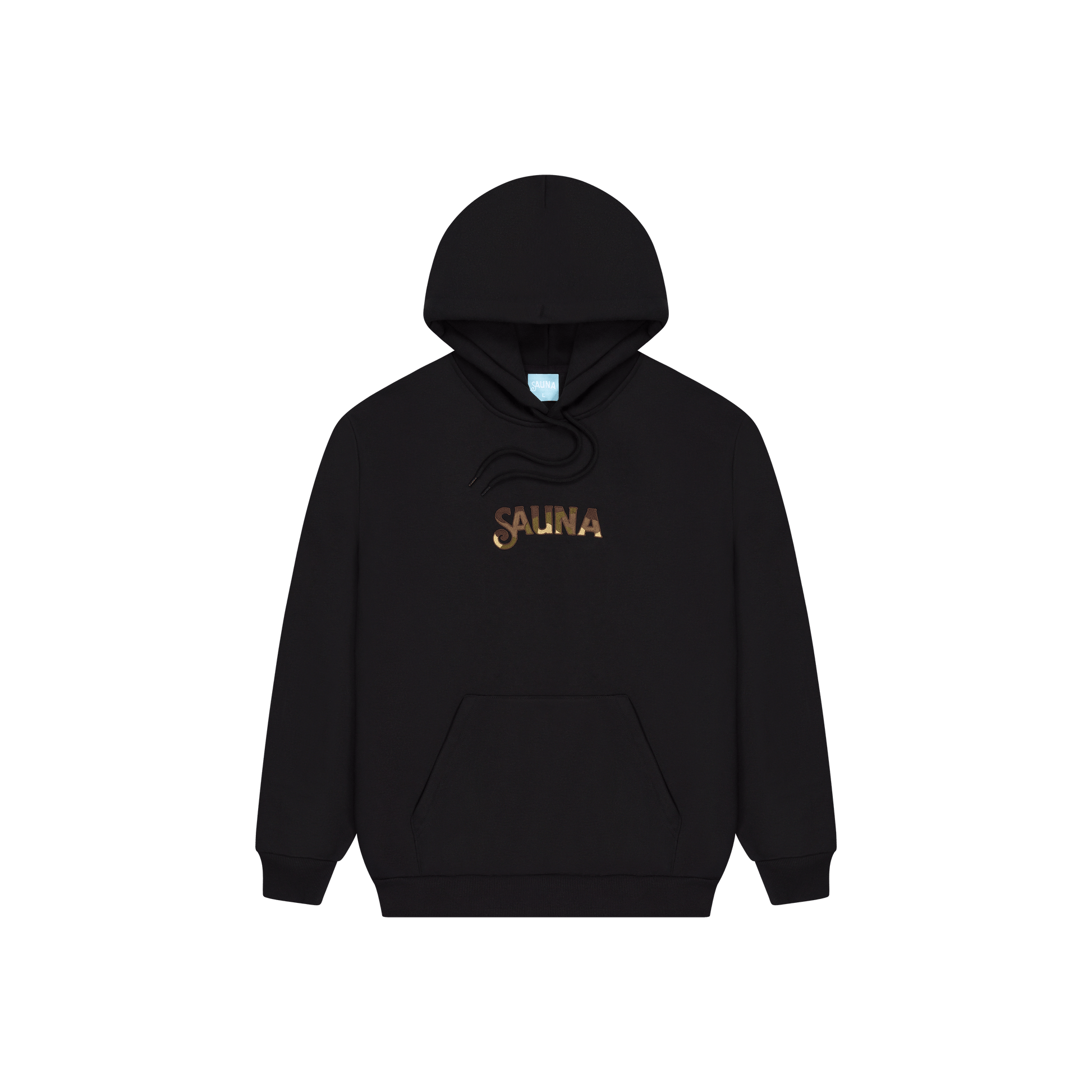 Camo Logo Hoodie [Black]