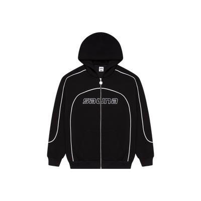 Race Zip-Up Hoodie [Black]