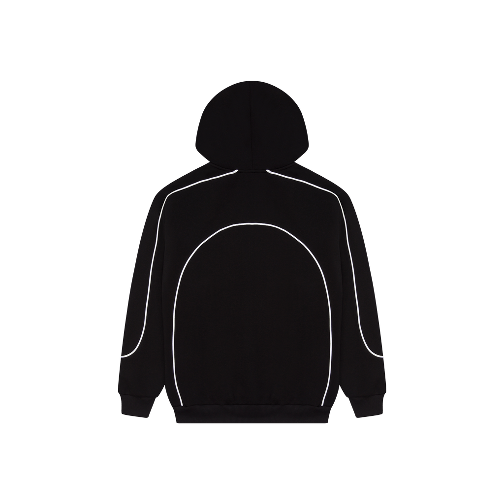 Race Zip-Up Hoodie [Black]
