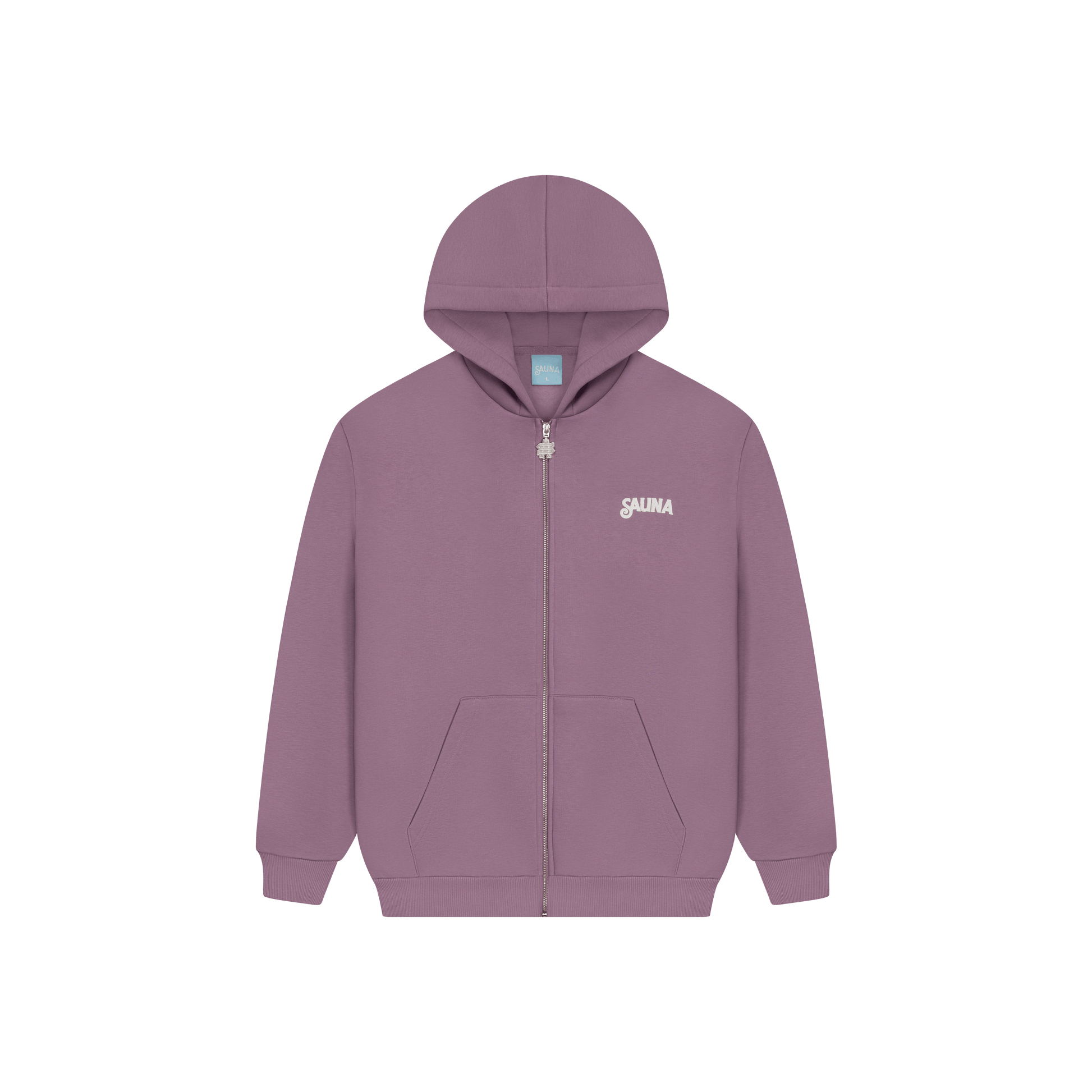 Logo Zip-up Hoodie [Purple]