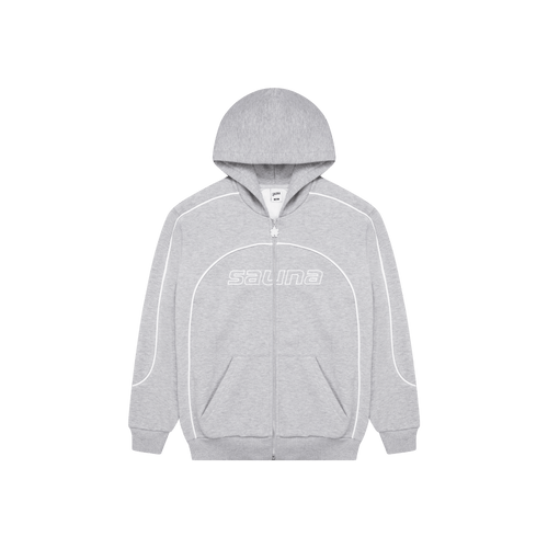 Race Zip-Up Hoodie [Grey] – Shop Sauna