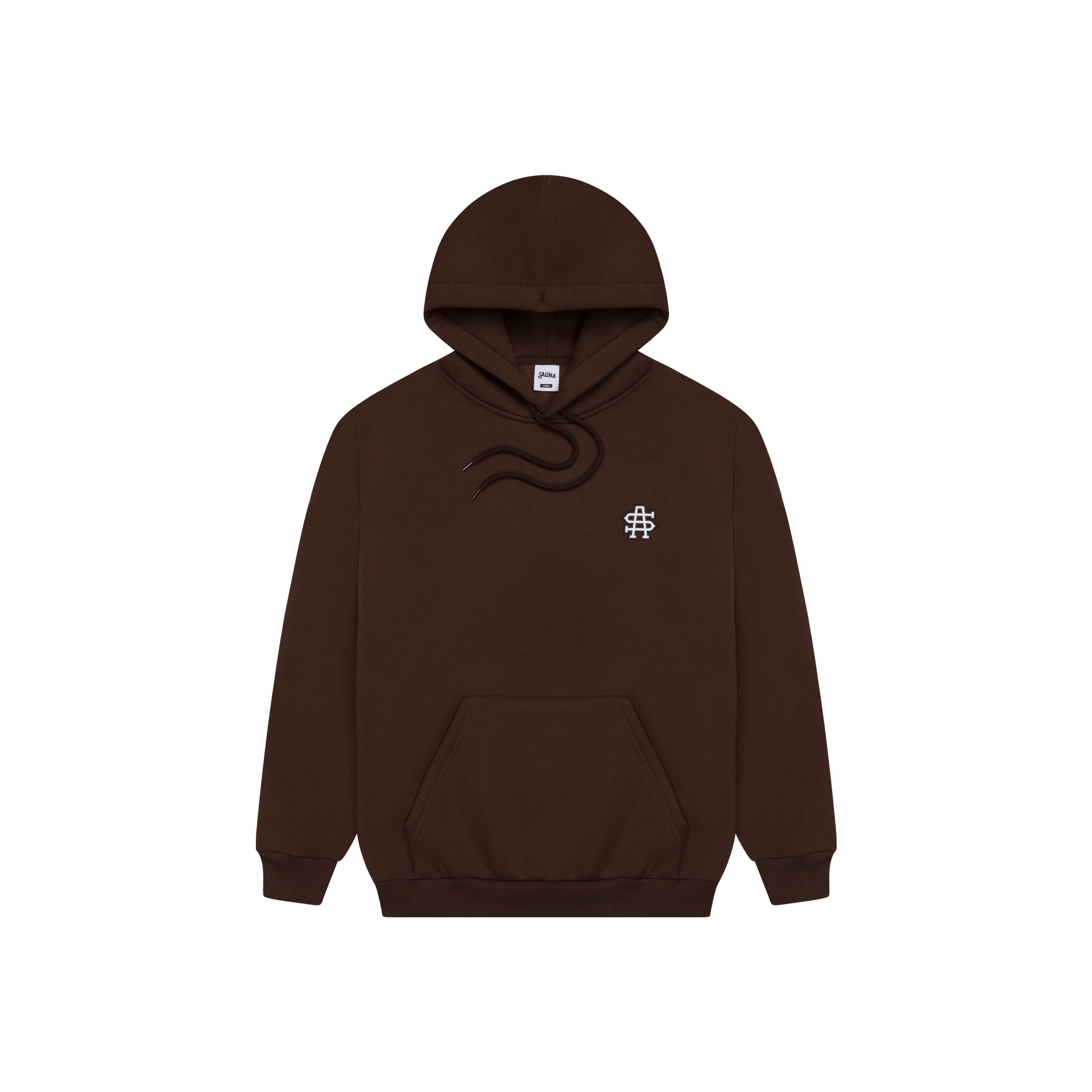 SA Mini Logo Hoodie [Brown] – Shop Sauna