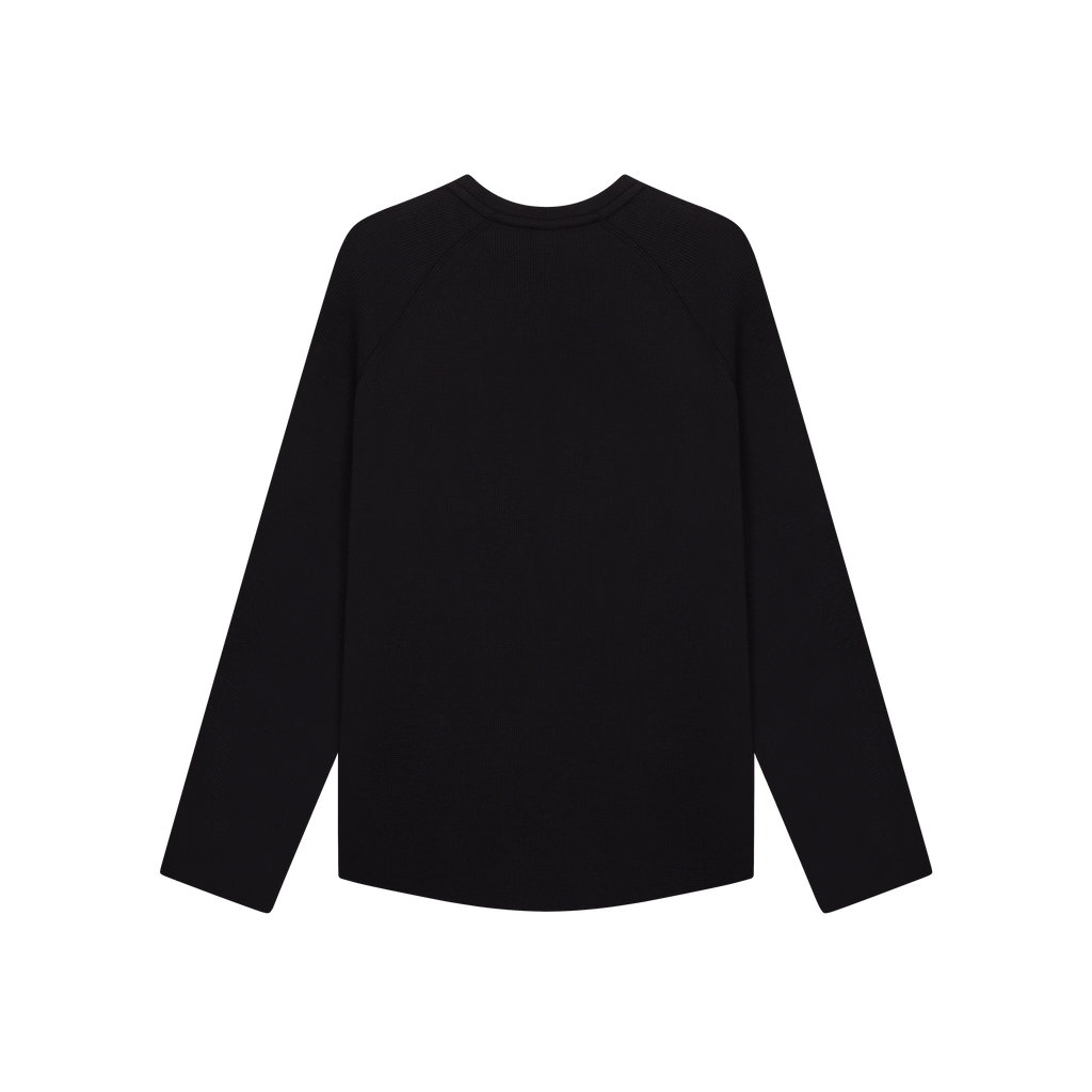 Waffle Thermal L/S Shirt [Black]