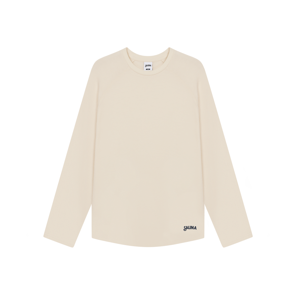 Waffle Thermal L/S Shirt [Off-white] – Shop Sauna