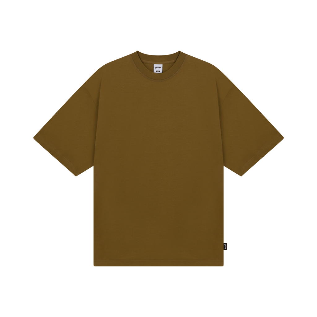 Back Print Tee [Brown]
