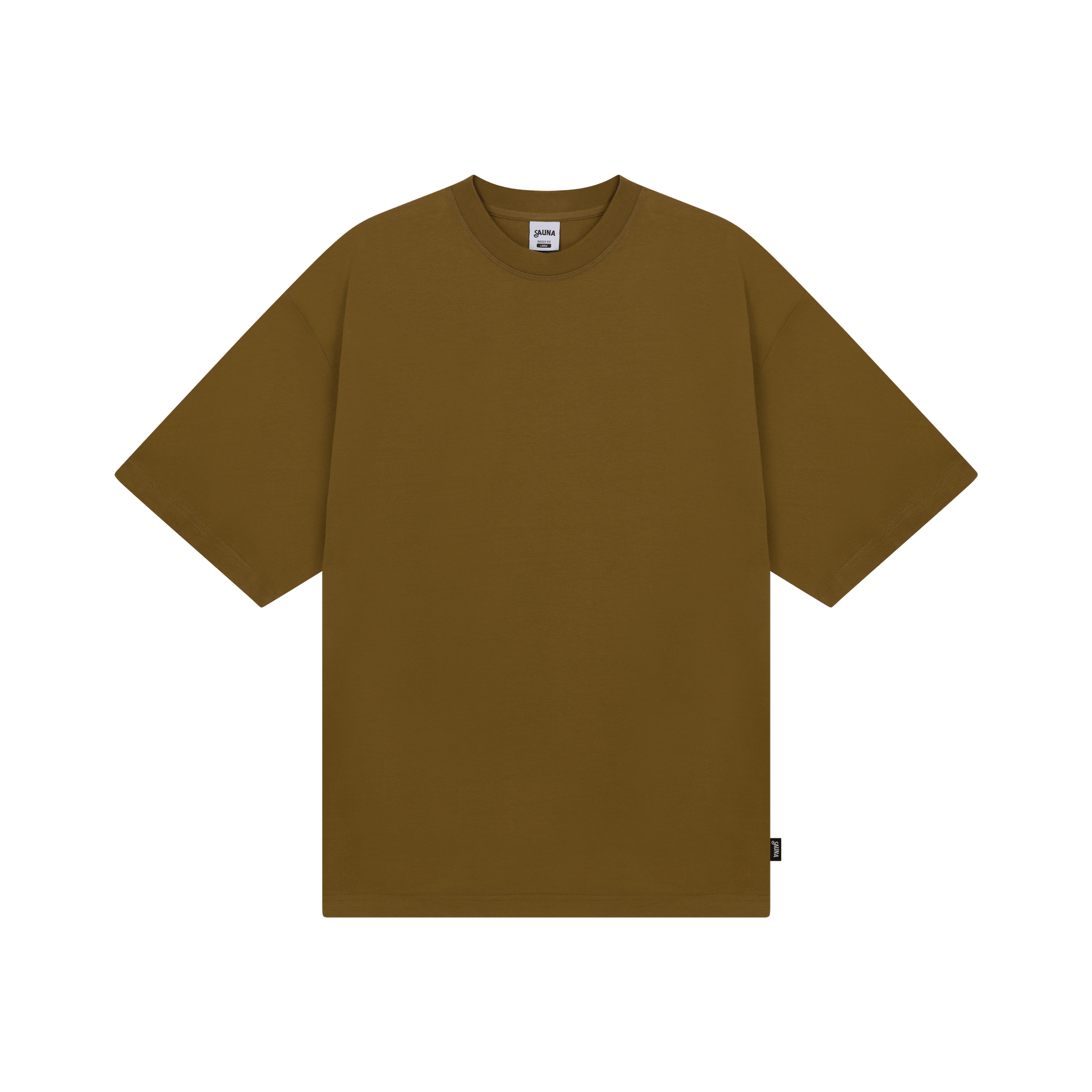 Back Print Tee [Brown]
