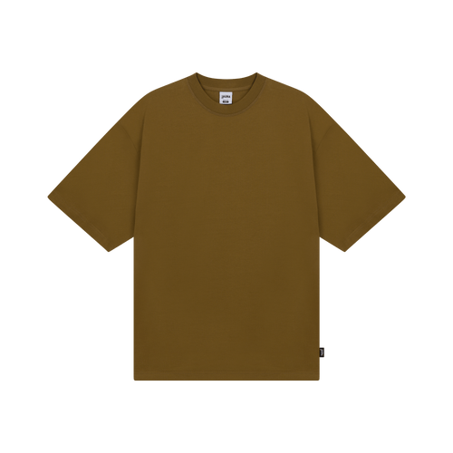 Back Print Tee [Brown]