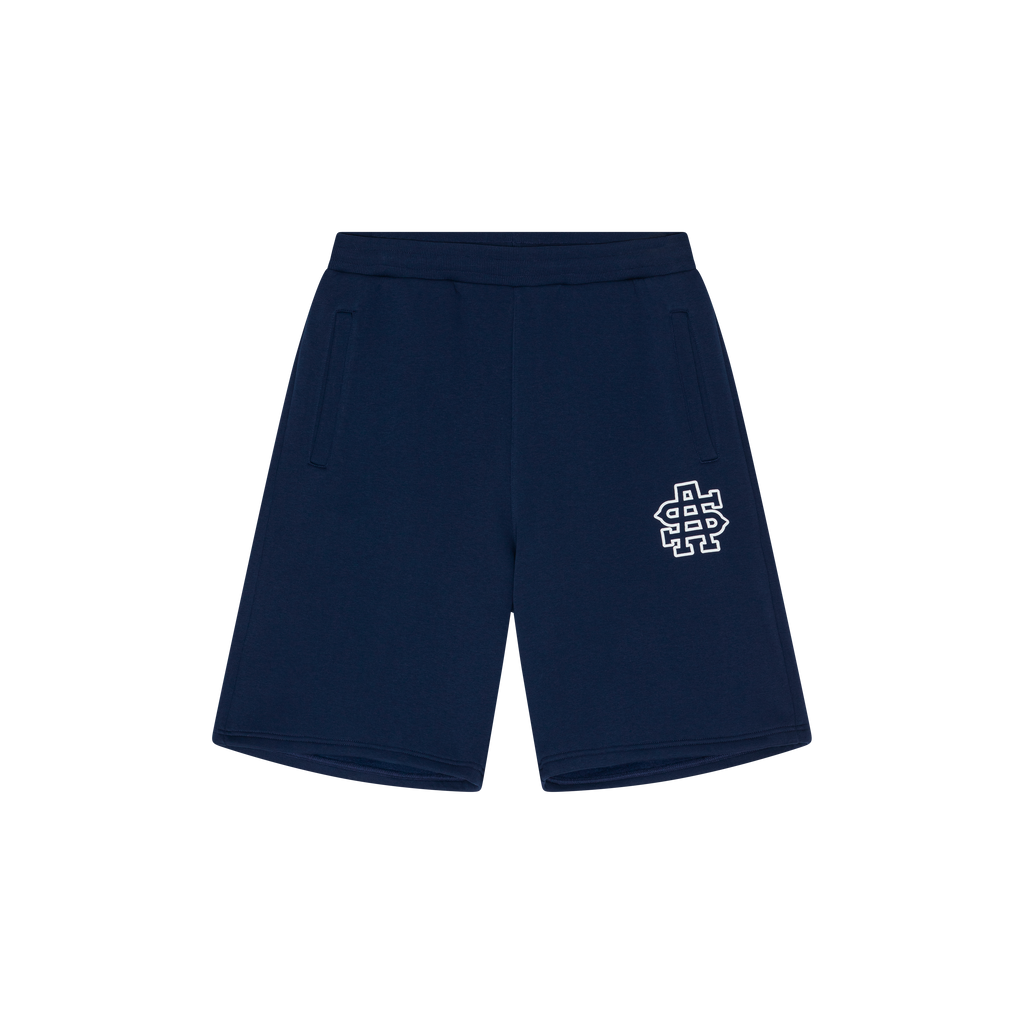 SA Tracksuit Zip-Up Shorts [NAVY]