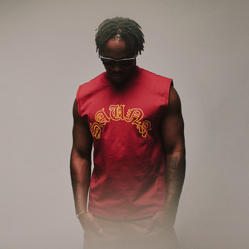 Sleeveless Tee [Burgundy]