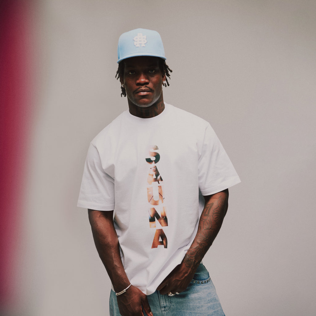 Vertical Girl Tee [White]