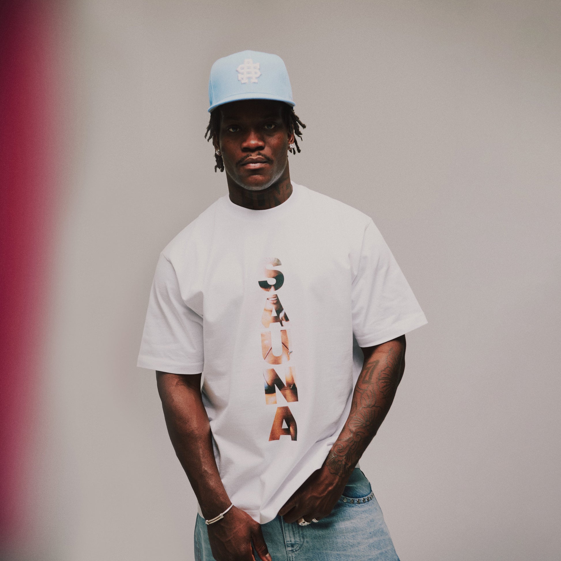 Vertical Girl Tee [White]