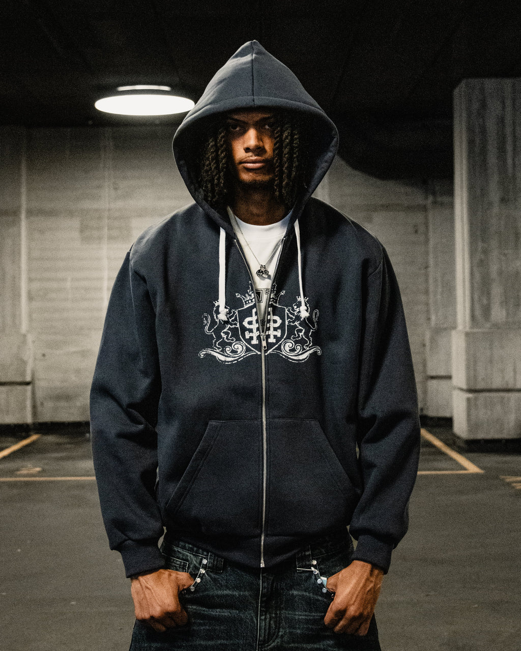 Heritage Zip Hoodie [Blue]
