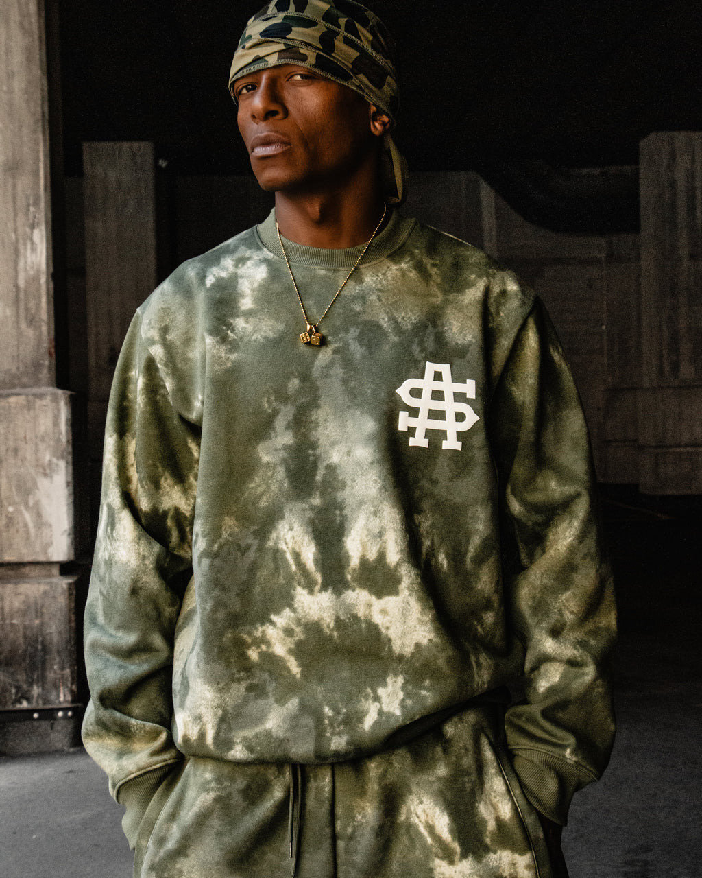 SA Crewneck [Camo Dye]