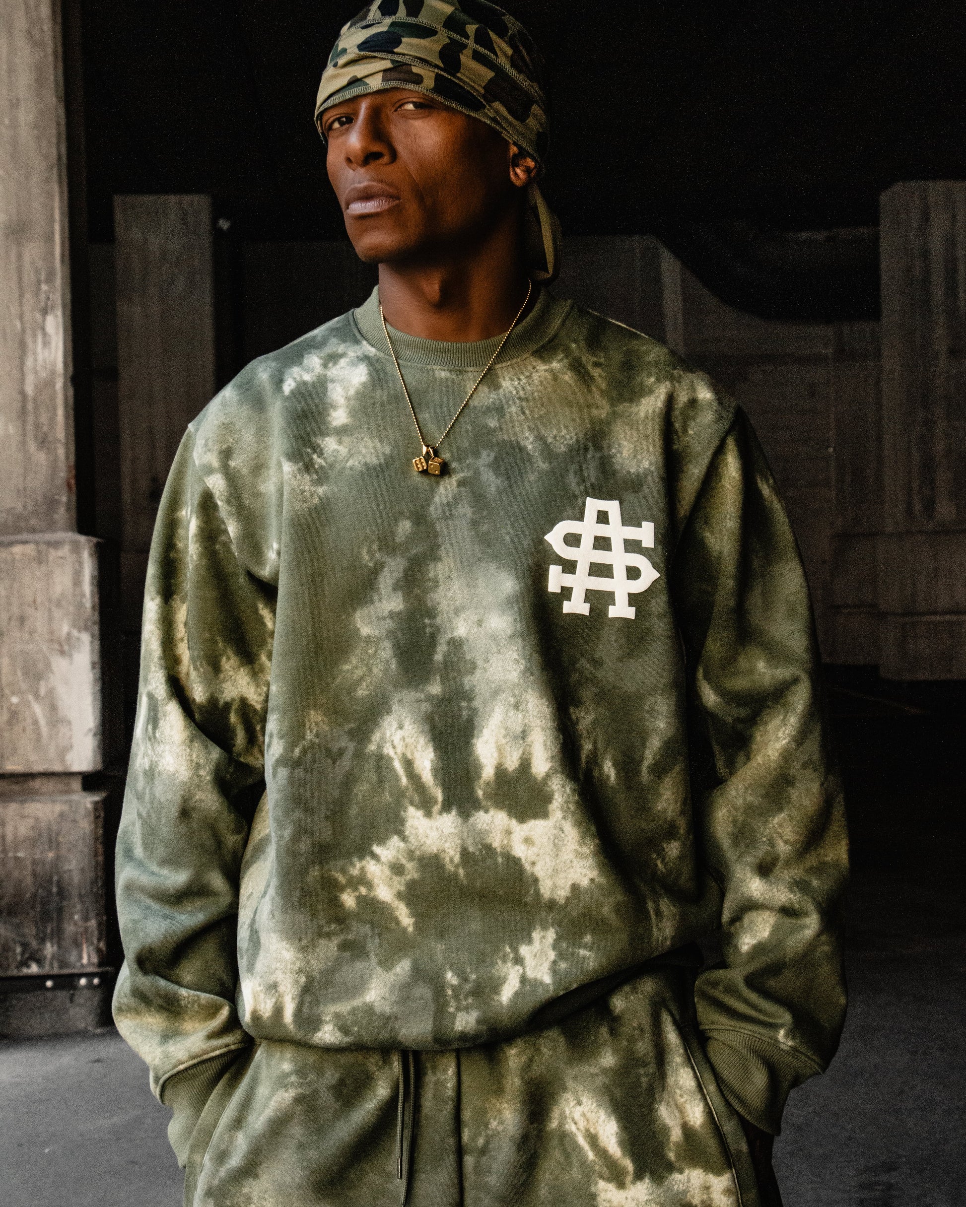 SA Crewneck [Camo Dye]