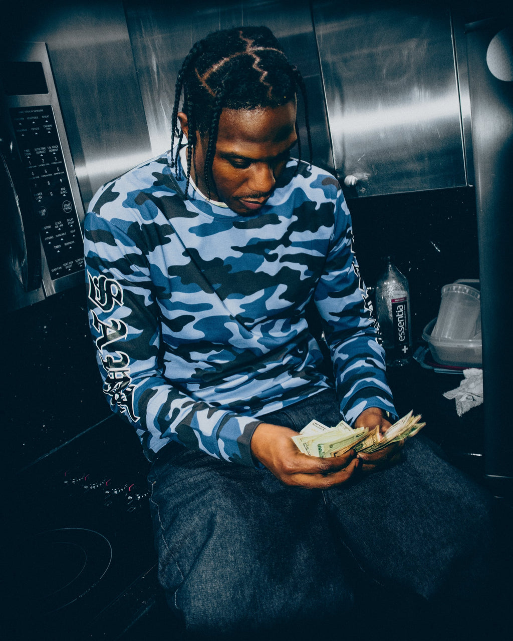 Gothic Logo L/S [BLUE CAMO]