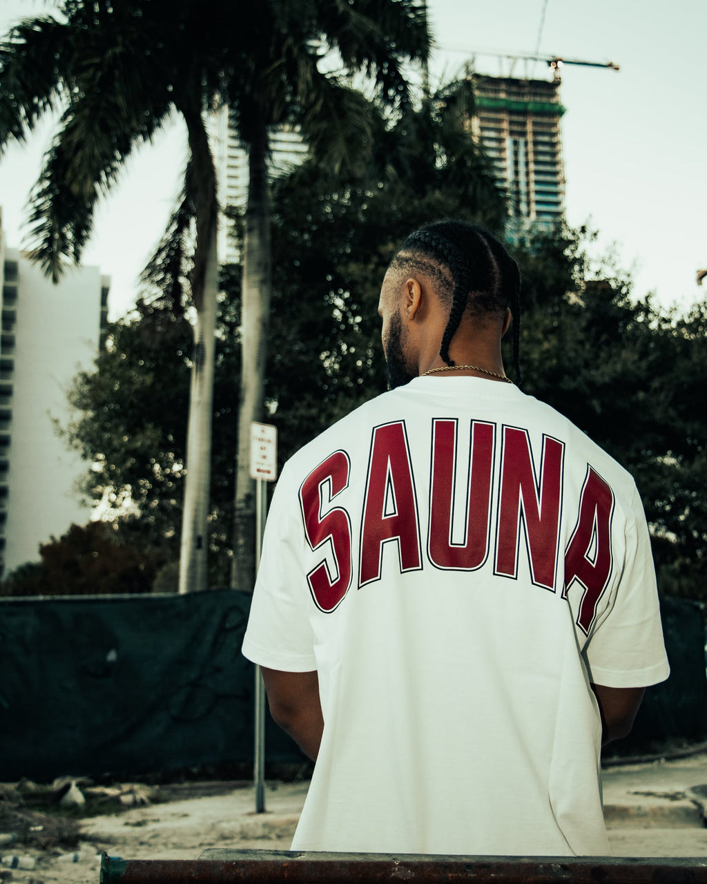 Back Print Tee [White]