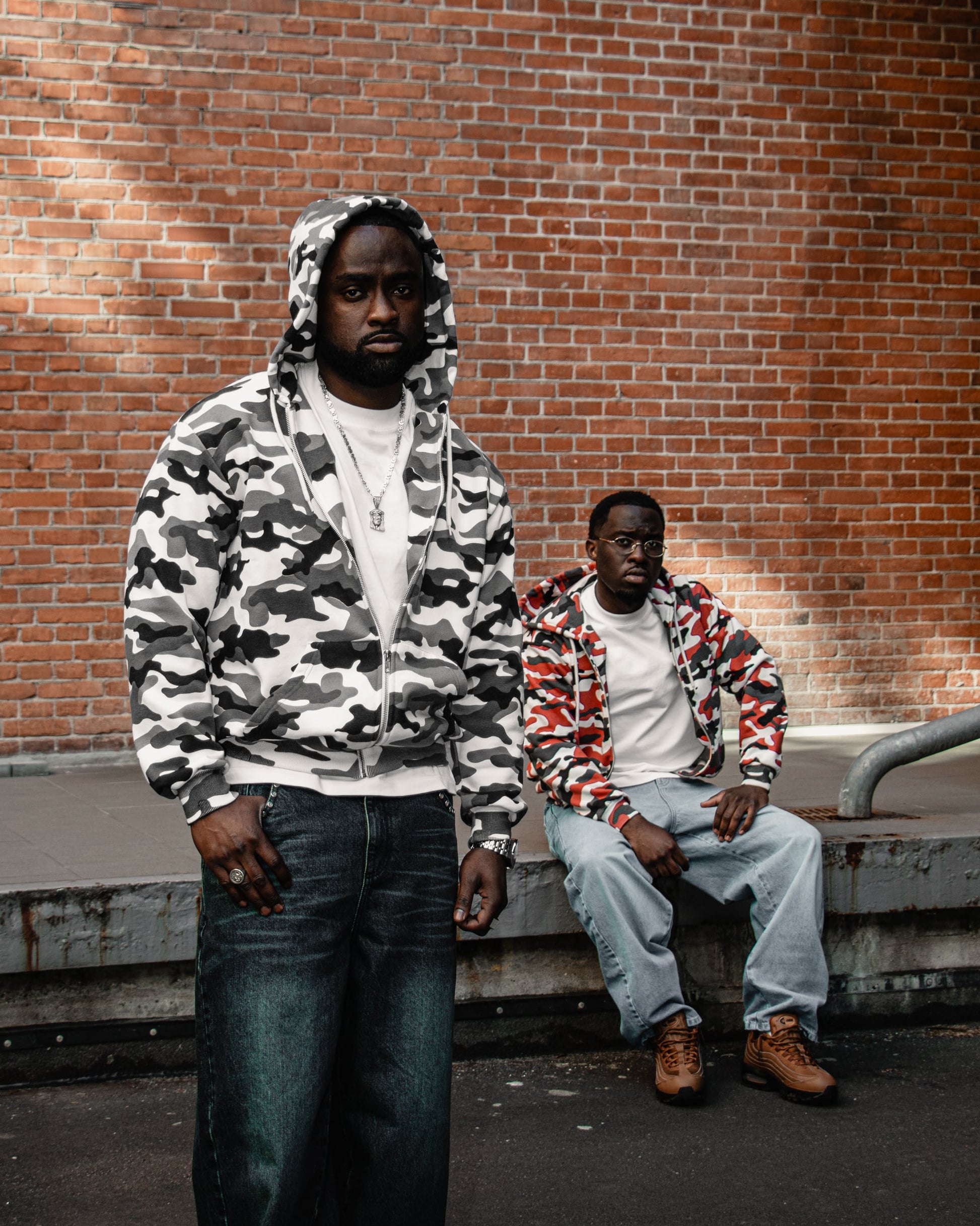 Classic Zip-Hoodie [Snow camo]