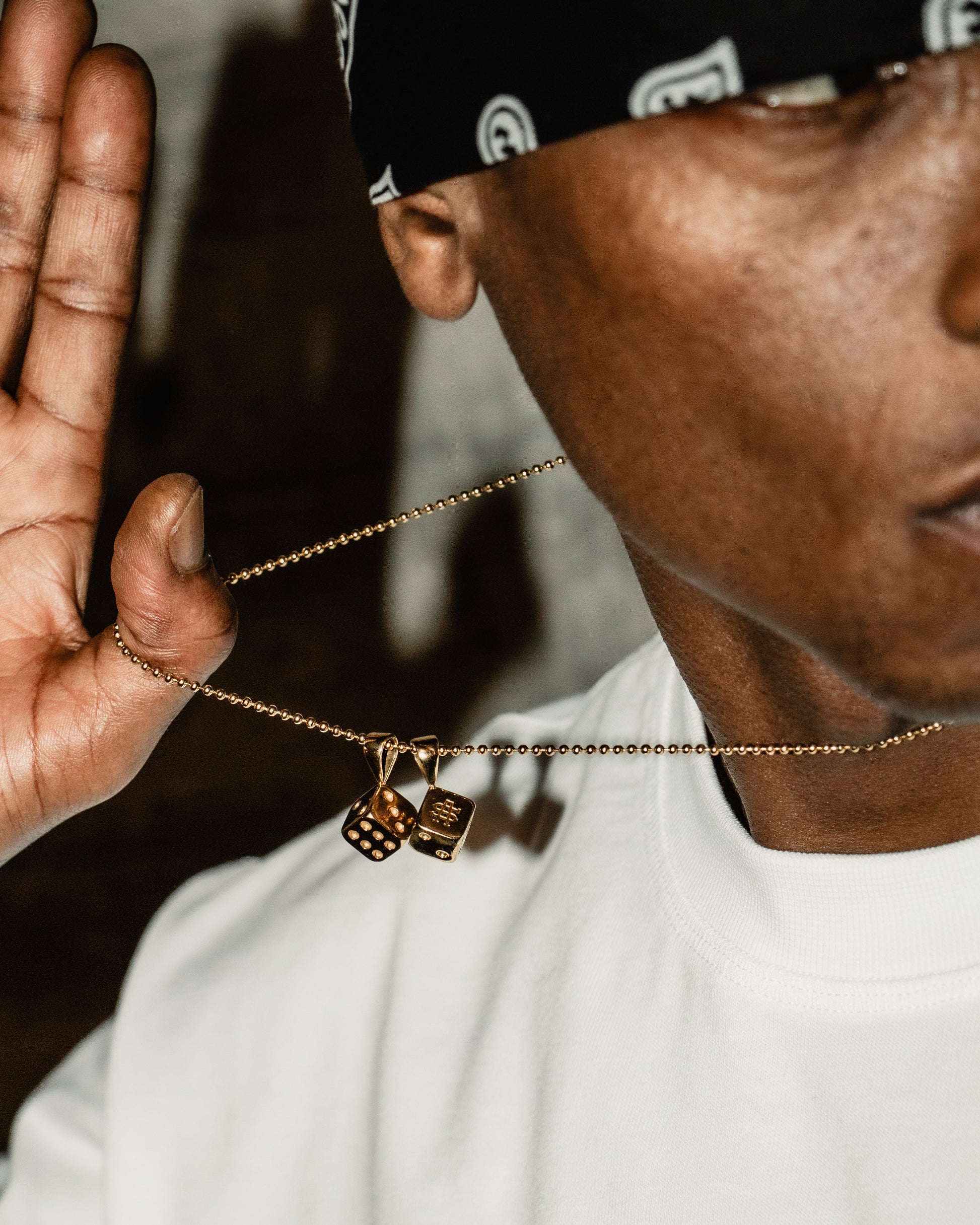 SAUNA®/Kejsar Pendant Dice Chain [Gold]