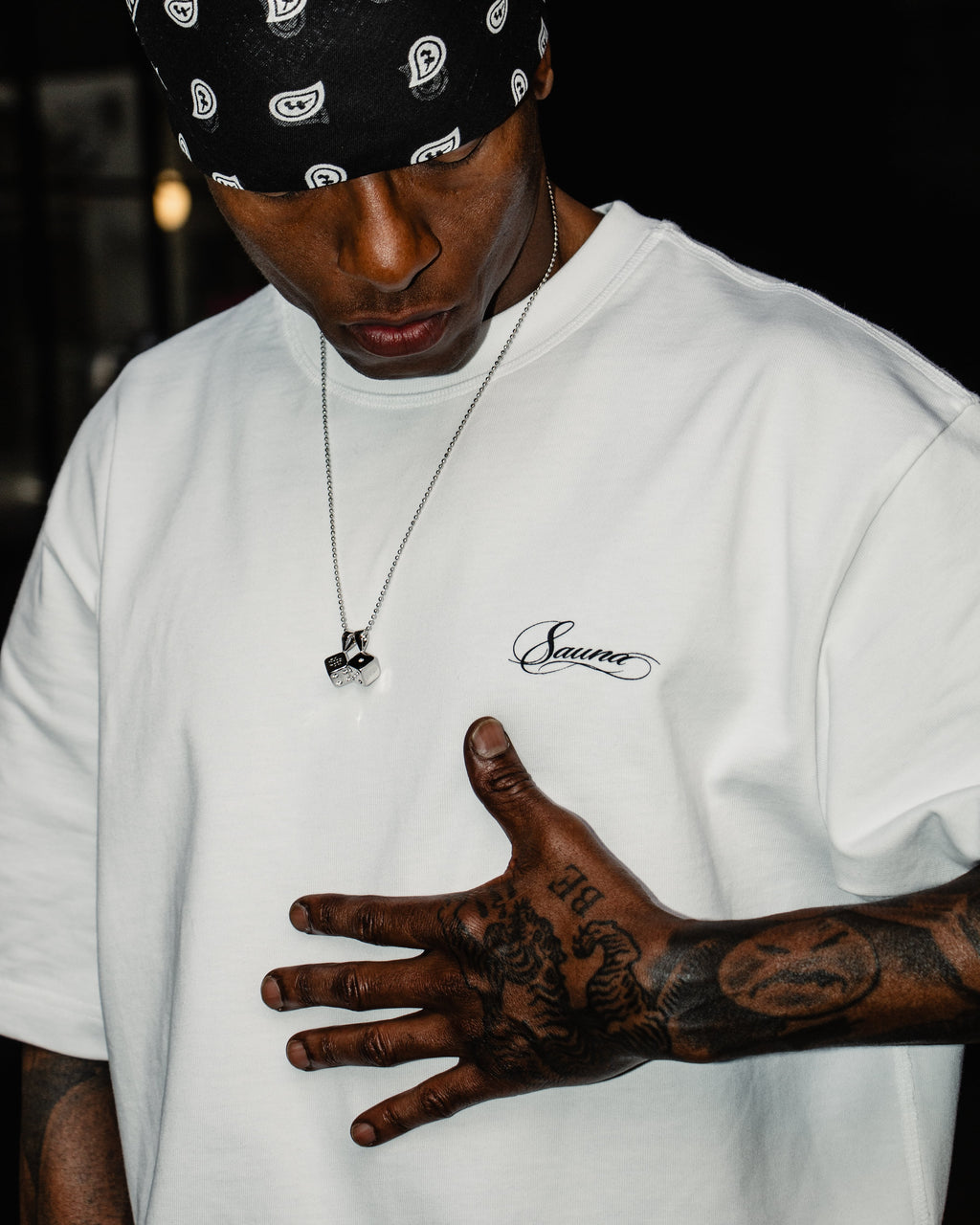 Script Tee [White]