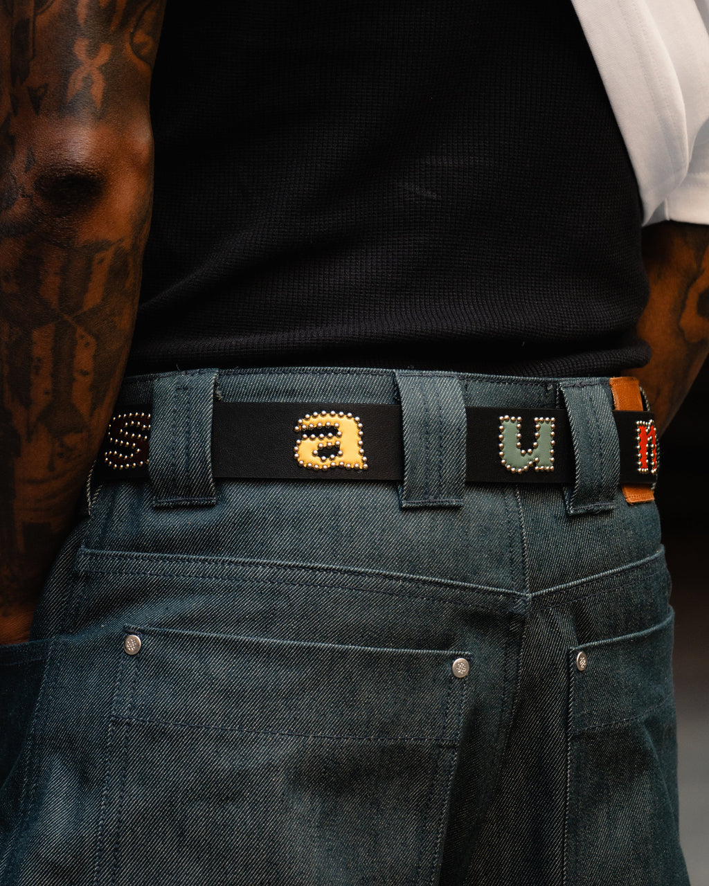 Sauna Leather Belt [Black]