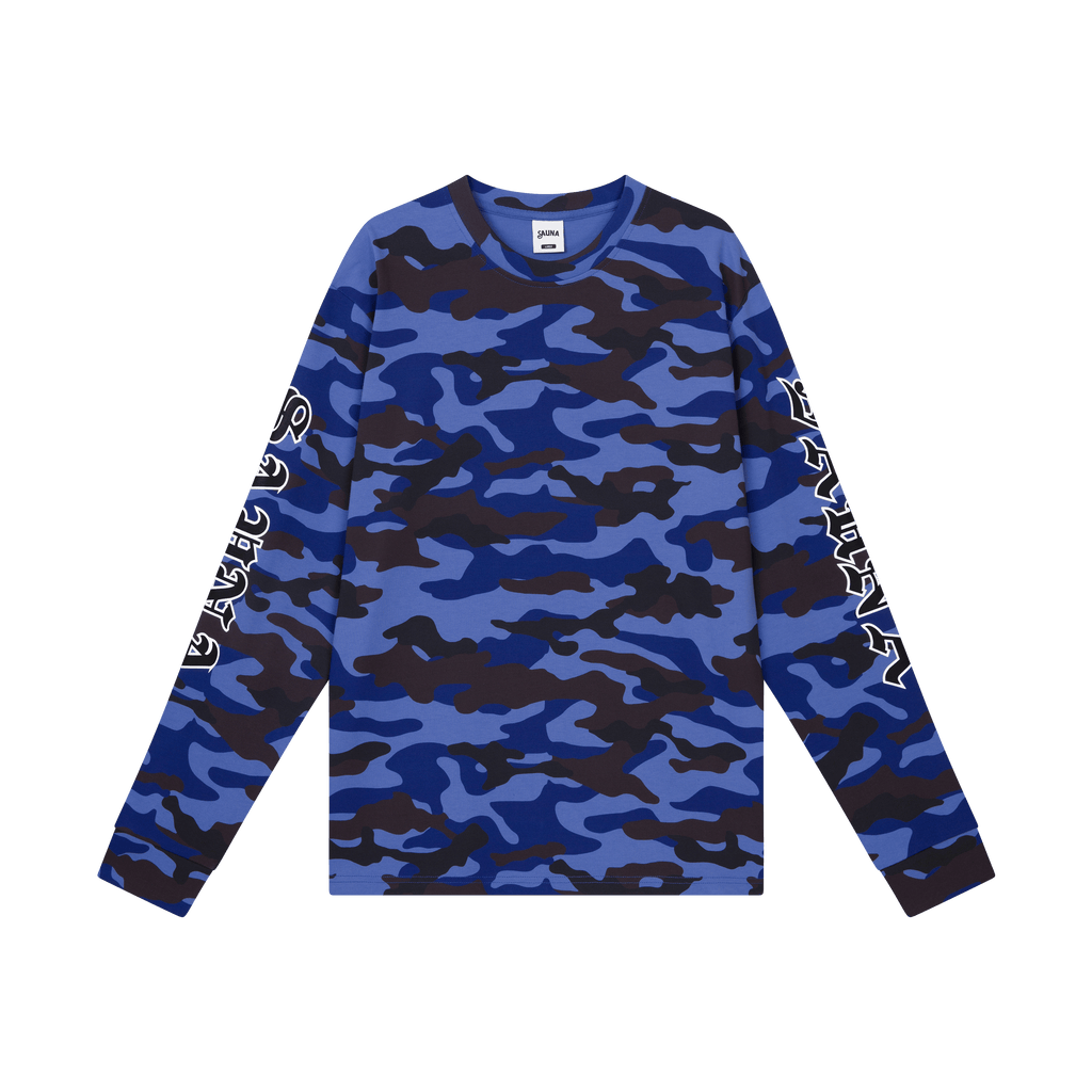Gothic Logo L/S [BLUE CAMO]