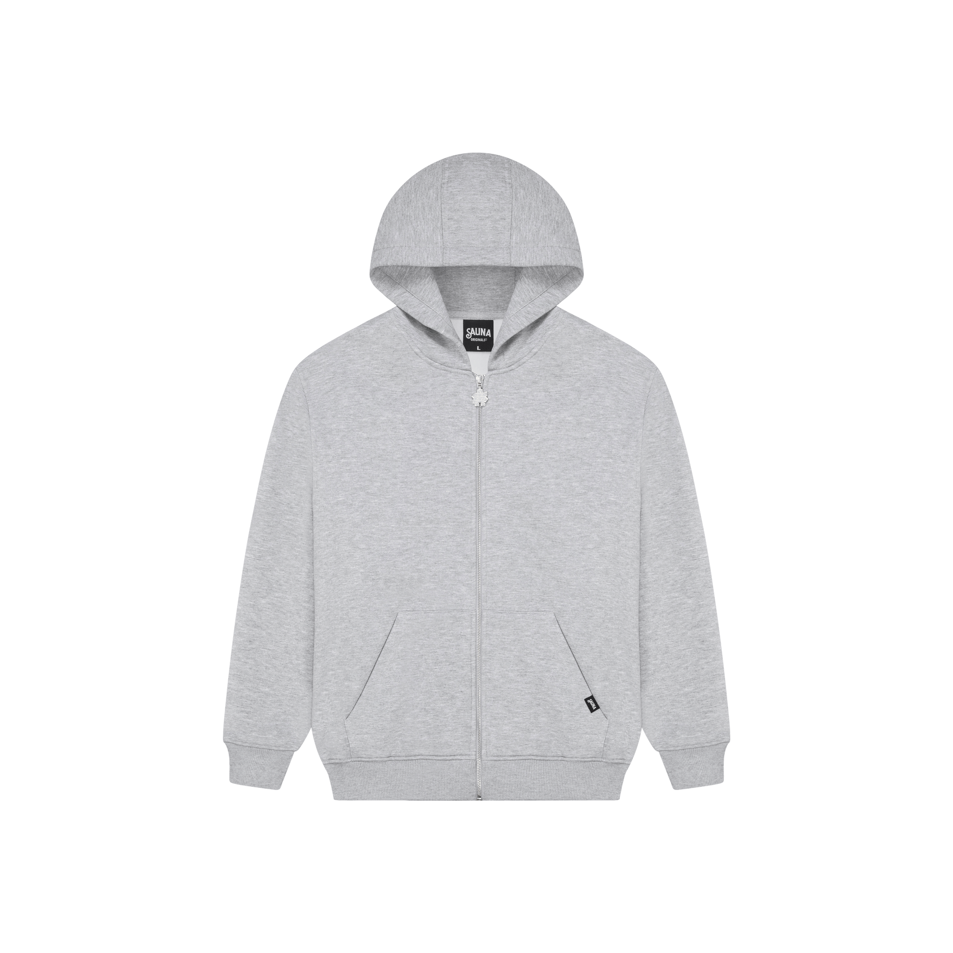 Originals Zip-Hoodie [GREY] – Shop Sauna