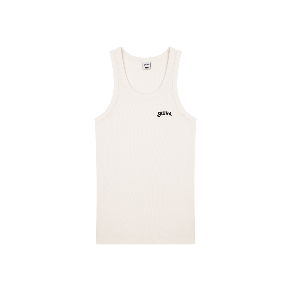 Waffle Tank Top [OFF-WHITE]