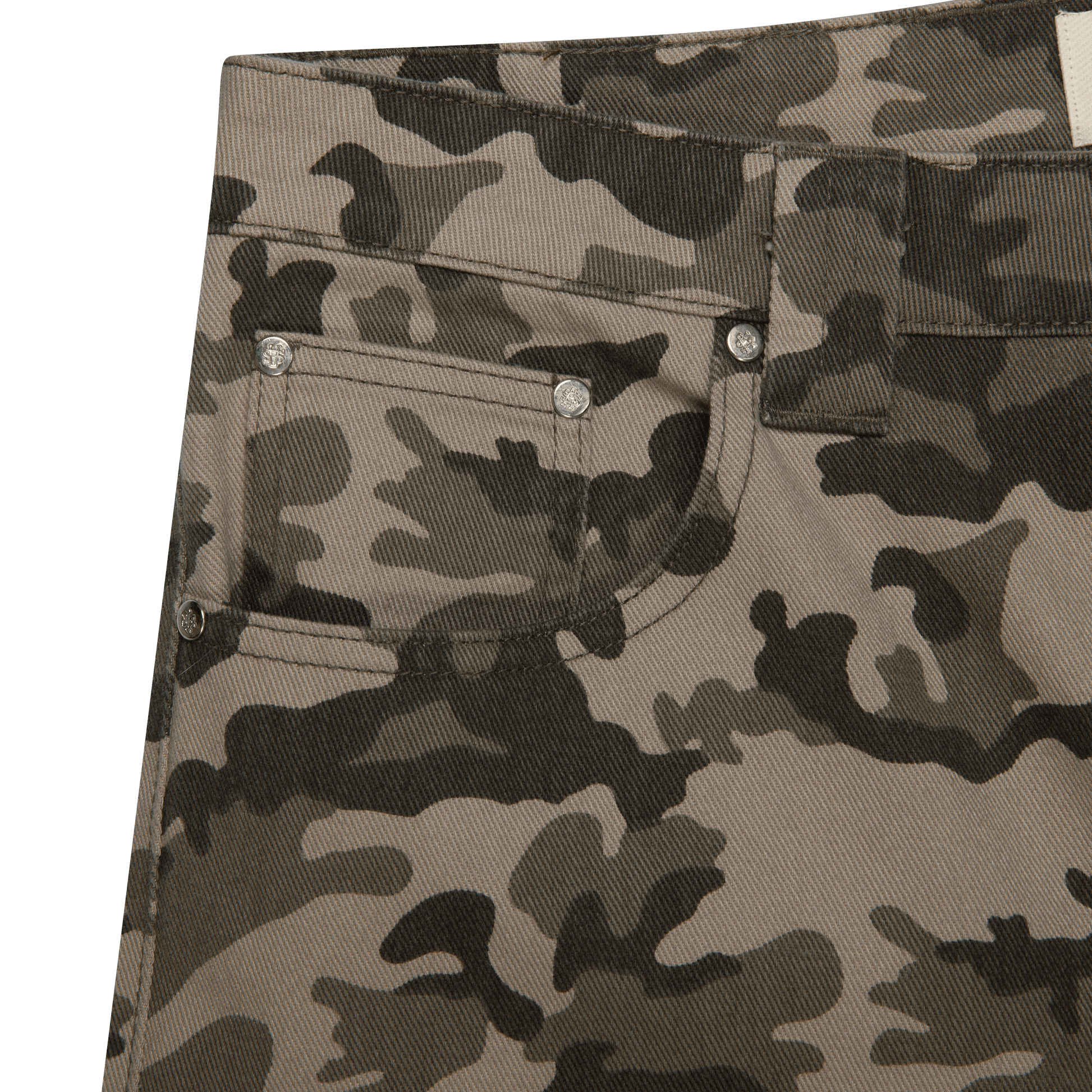 Canvas Baggy Pants [Camo]