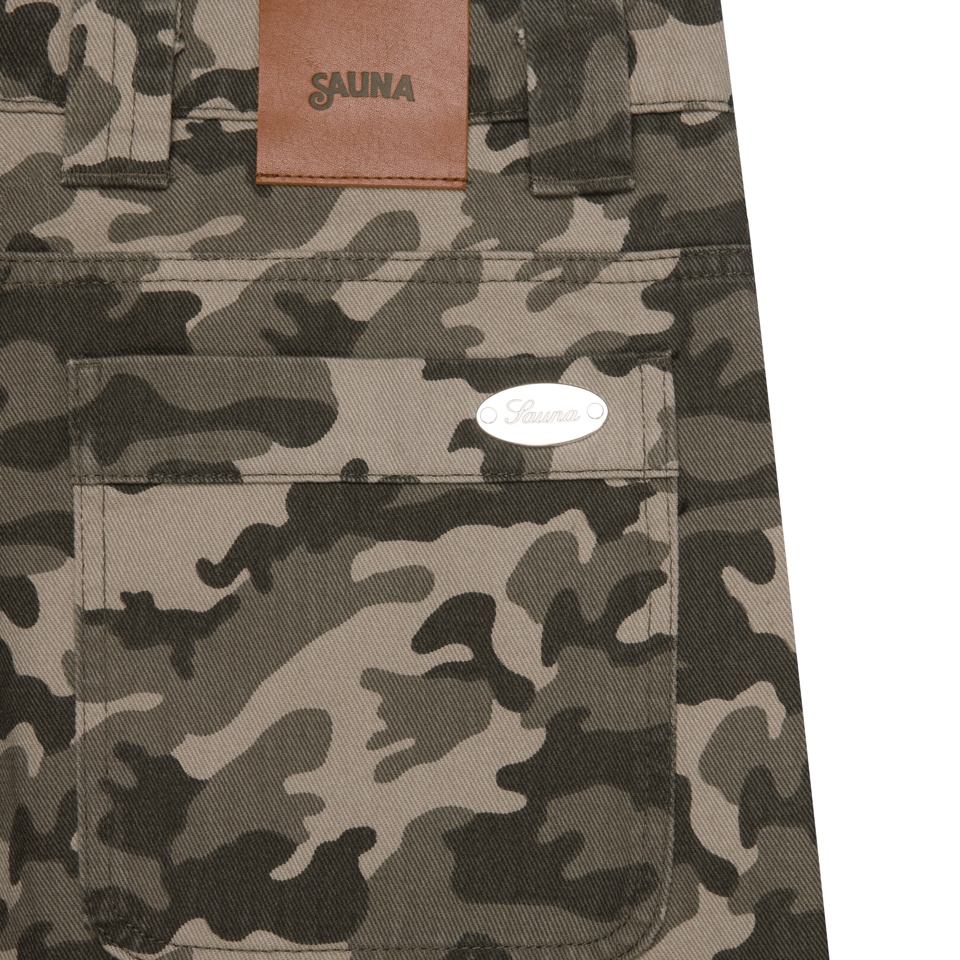 Canvas Baggy Pants [Camo]