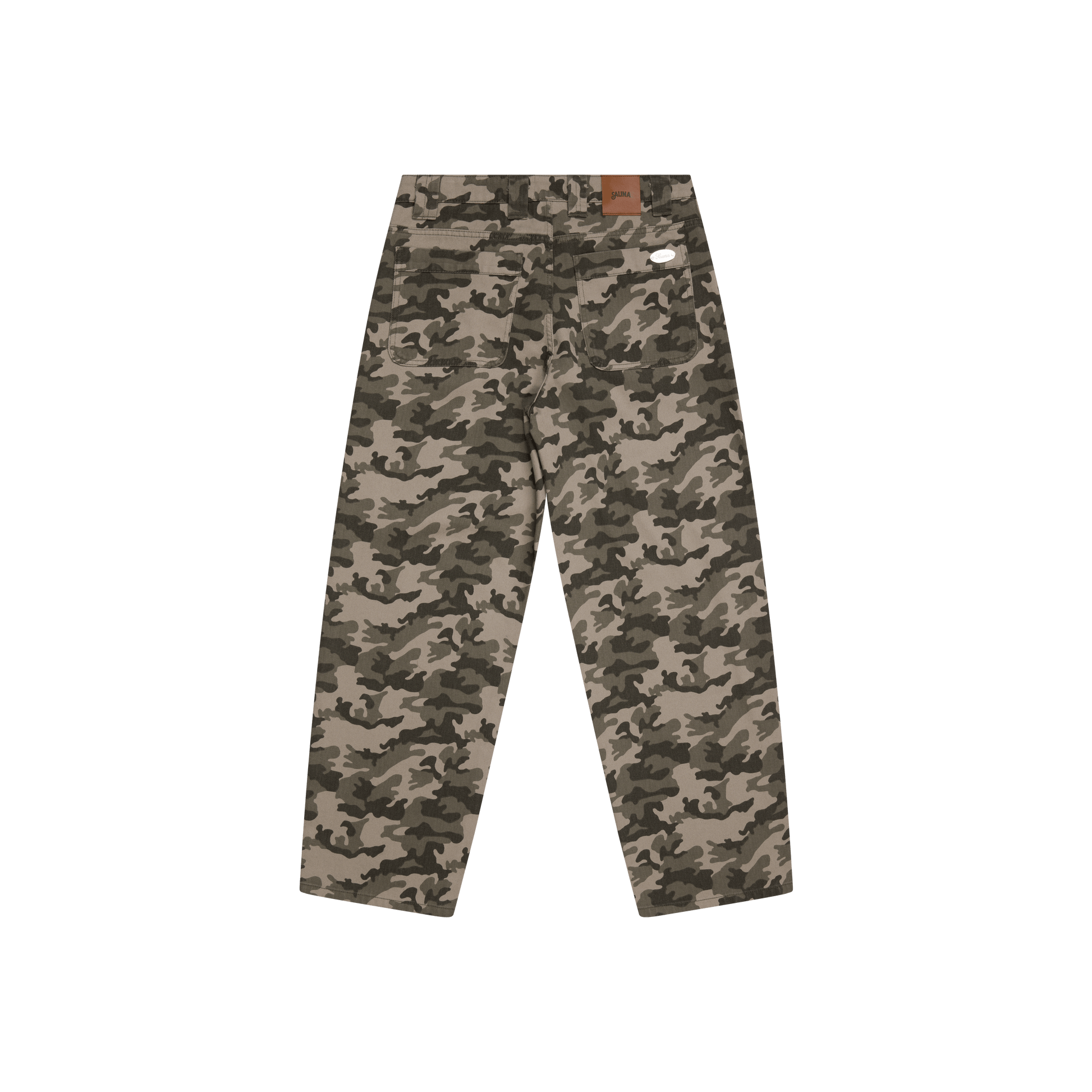 Canvas Baggy Pants [Camo]