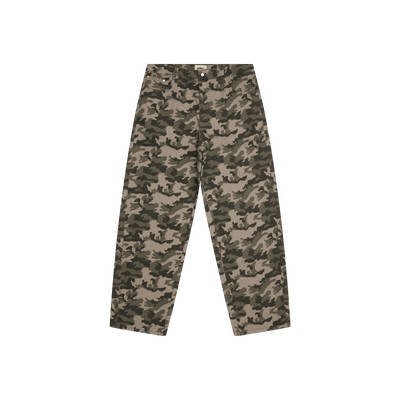 Canvas Baggy Pants [Camo]