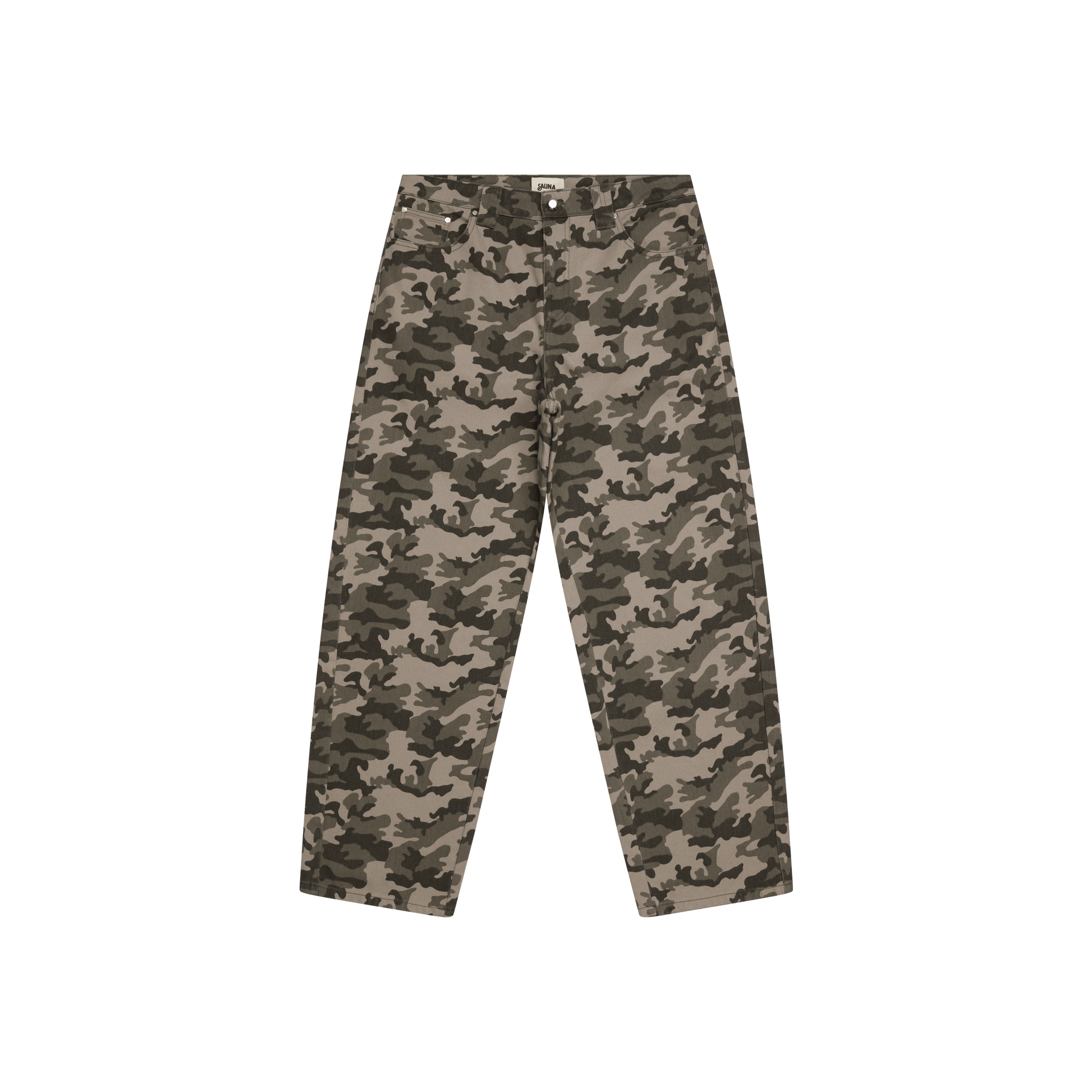 Canvas Baggy Pants [Camo]