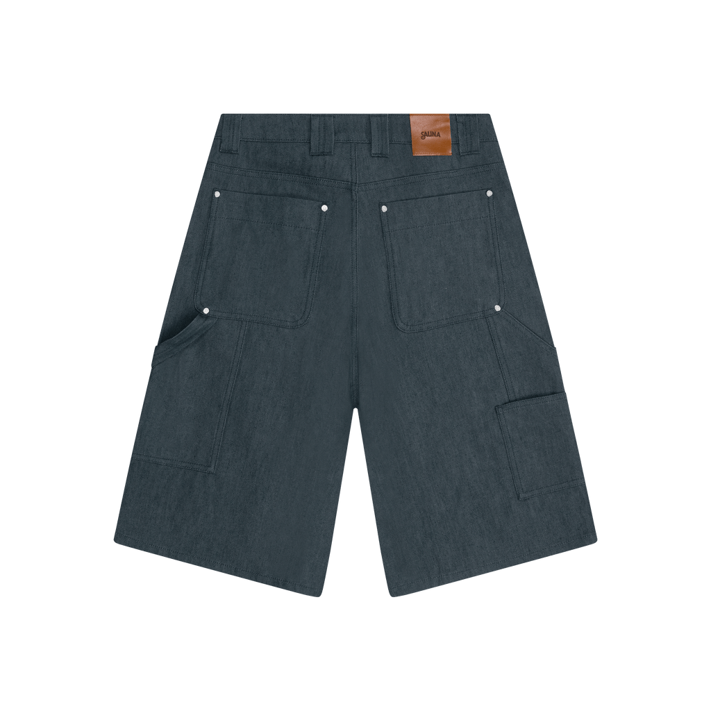Denim Workwear Shorts [Blue]