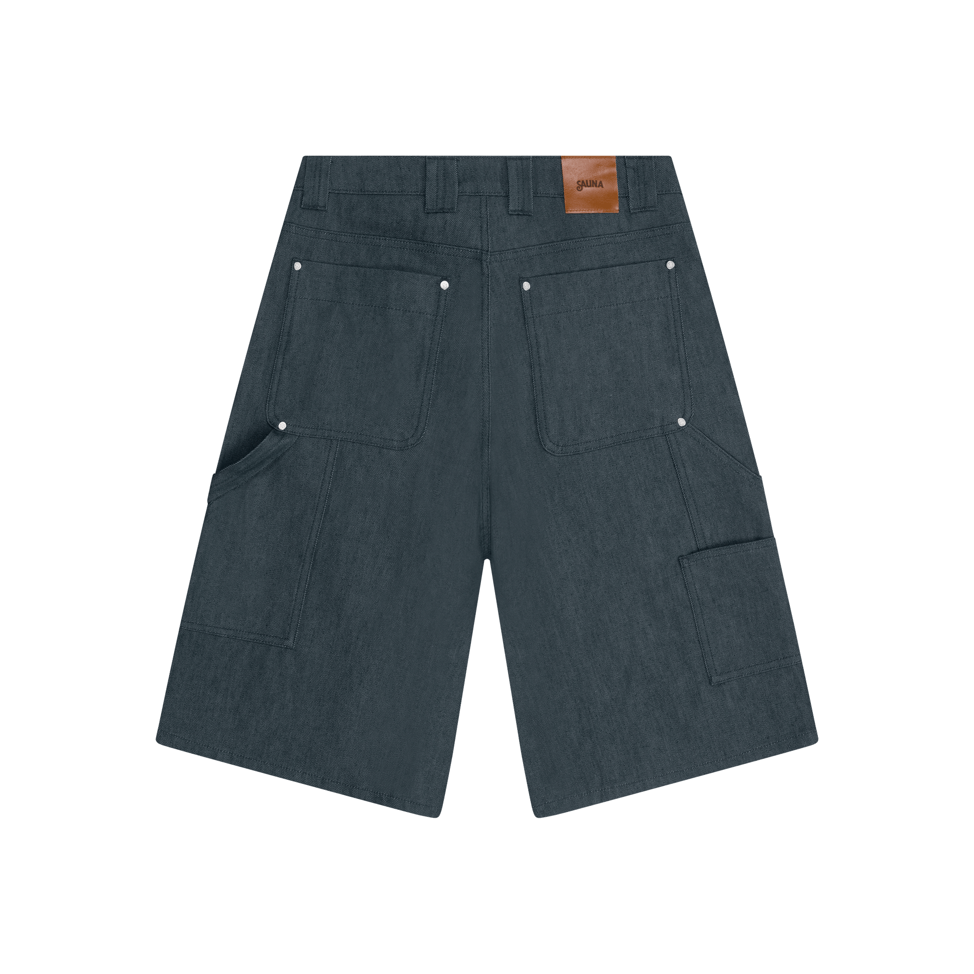 Denim Workwear Shorts [Blue]