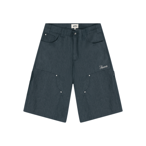 Denim Workwear Shorts [Blue]