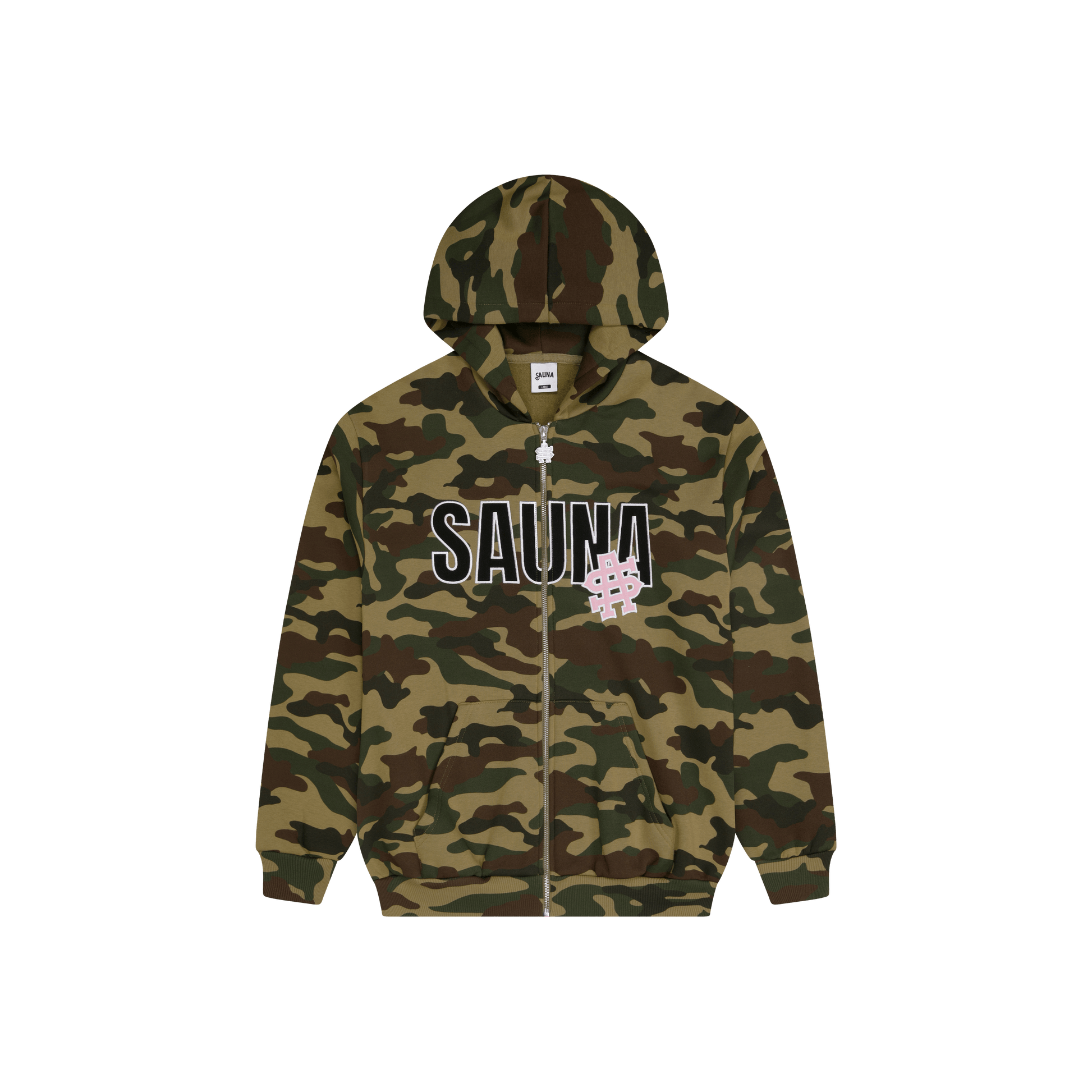 Blog Zip-Up Hoodie [Camo]