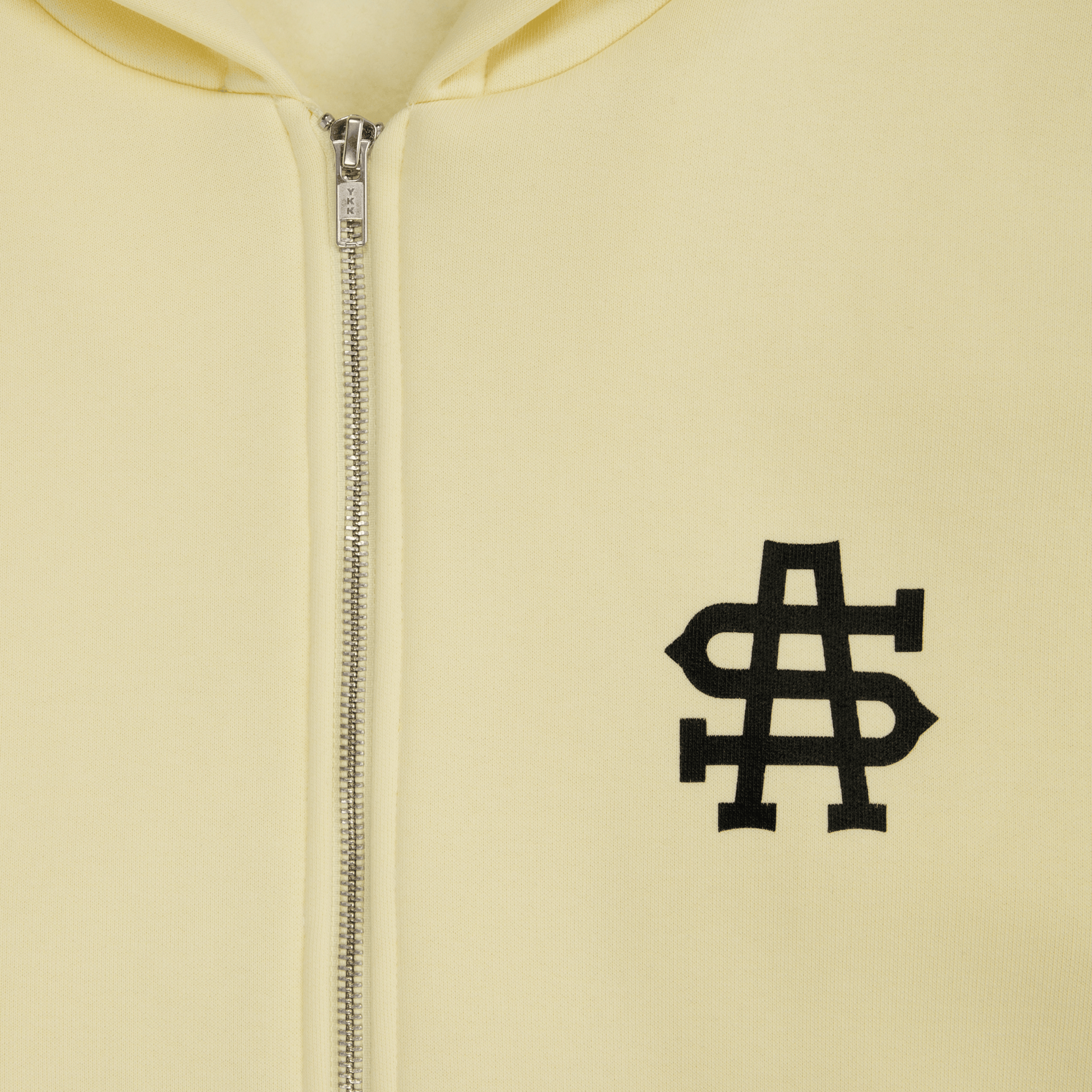 SA Mini Logo Zip-Up Hoodie [Butter]
