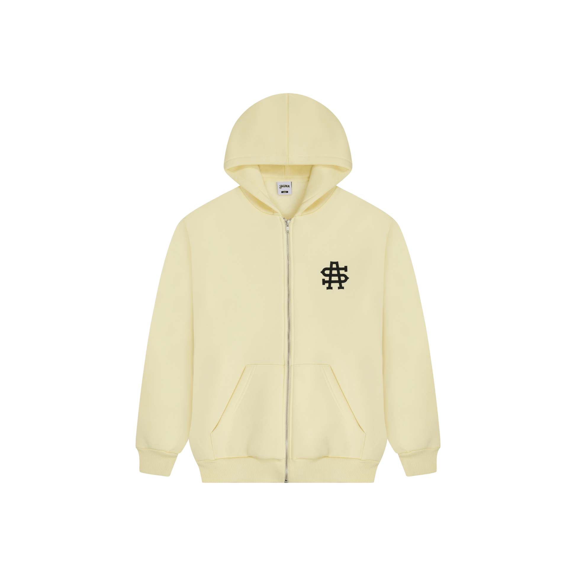 SA Mini Logo Zip-Up Hoodie [Butter]
