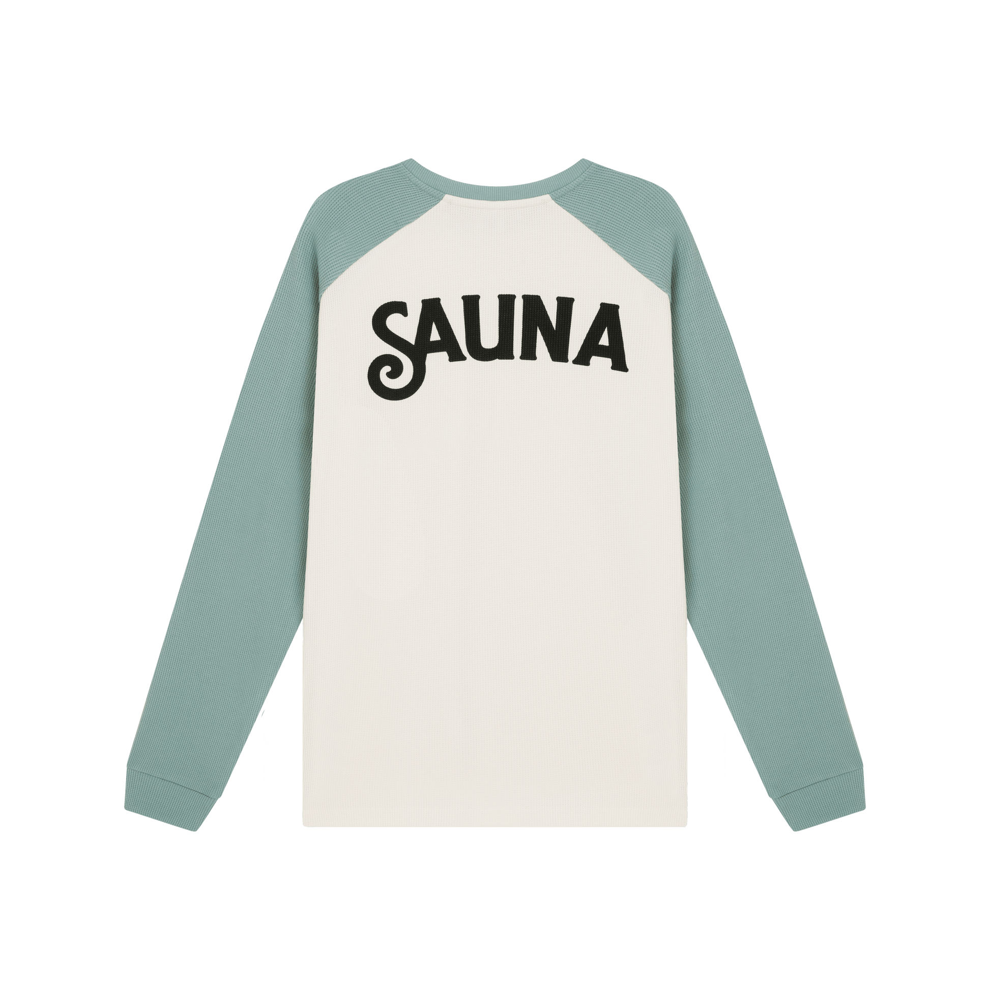 Raglan Waffle L/S Tee [Light Blue]