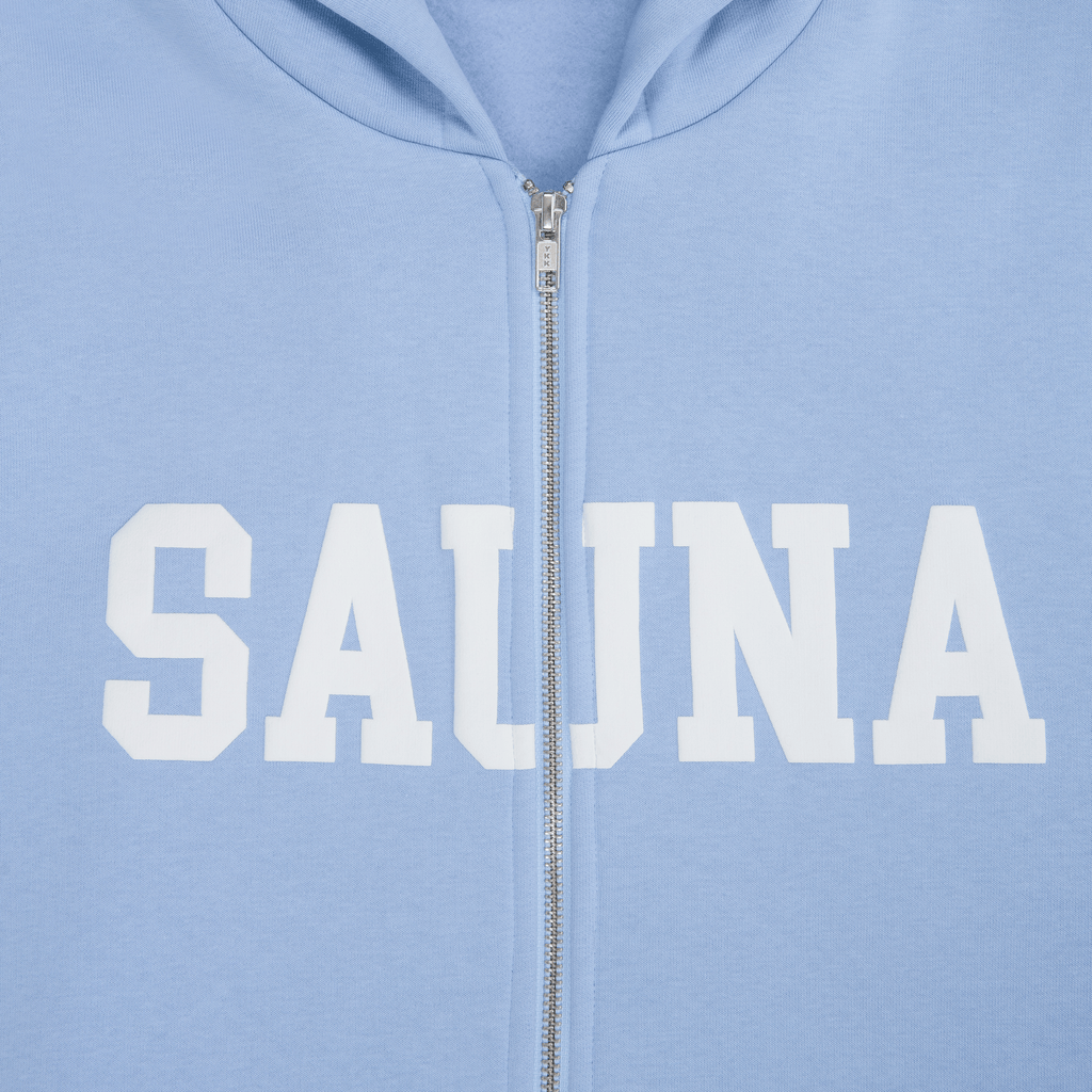 College Zip-Hoodie [Light Blue]