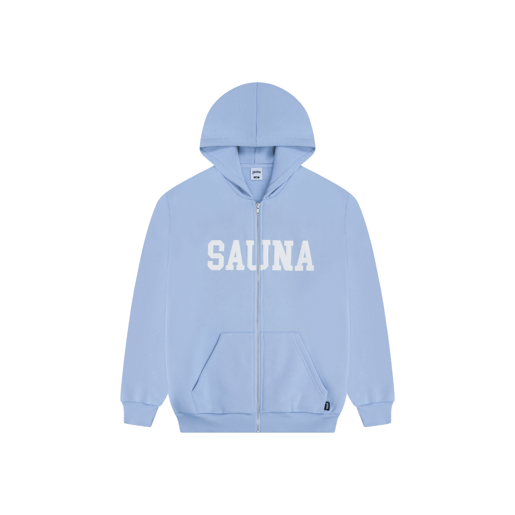 College Zip-Hoodie [Light Blue]