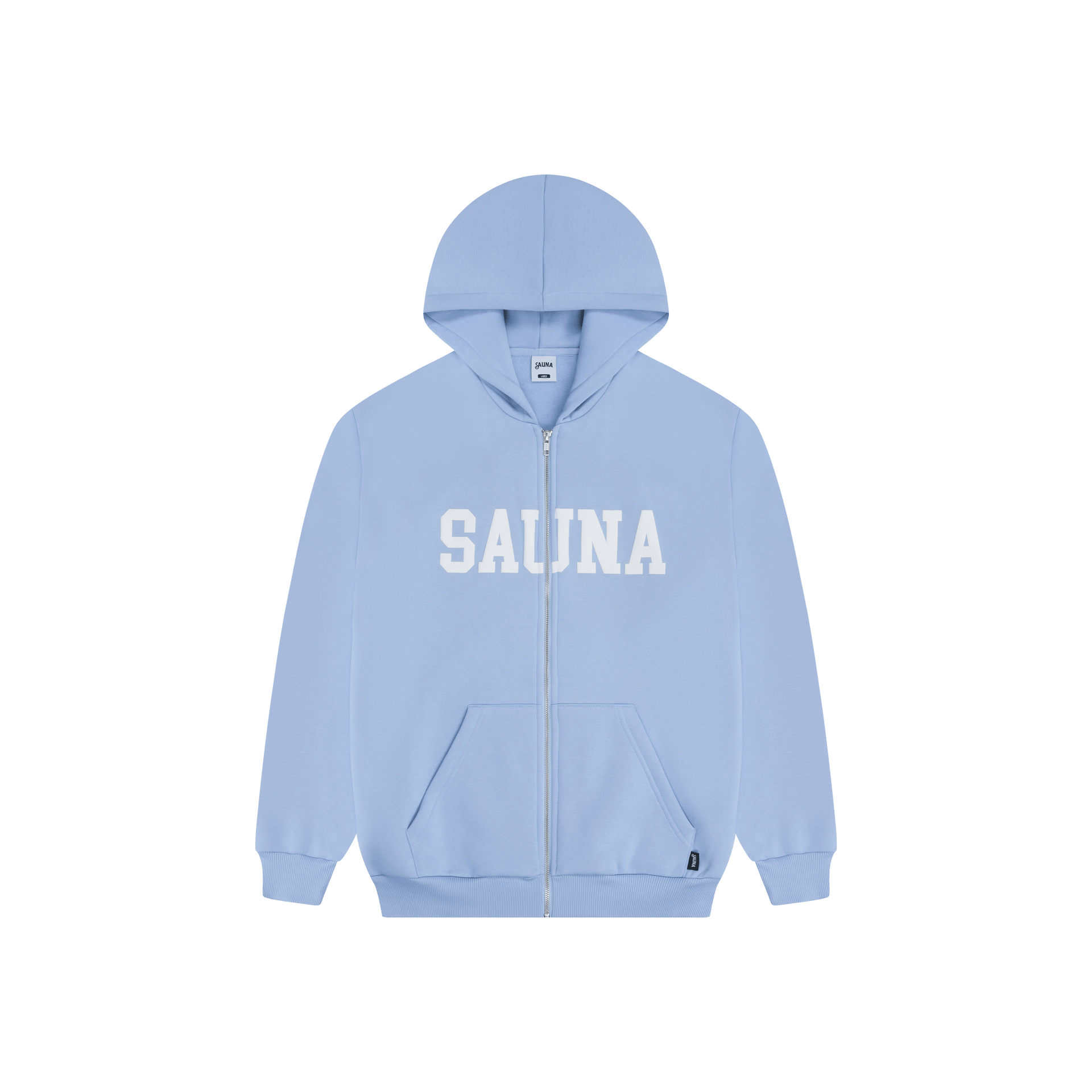 トップス Feels. THERMAL ZIP UP HOODIE LIGHT BLUE College Zip-Hoodie [Light Blue] – Shop Sauna