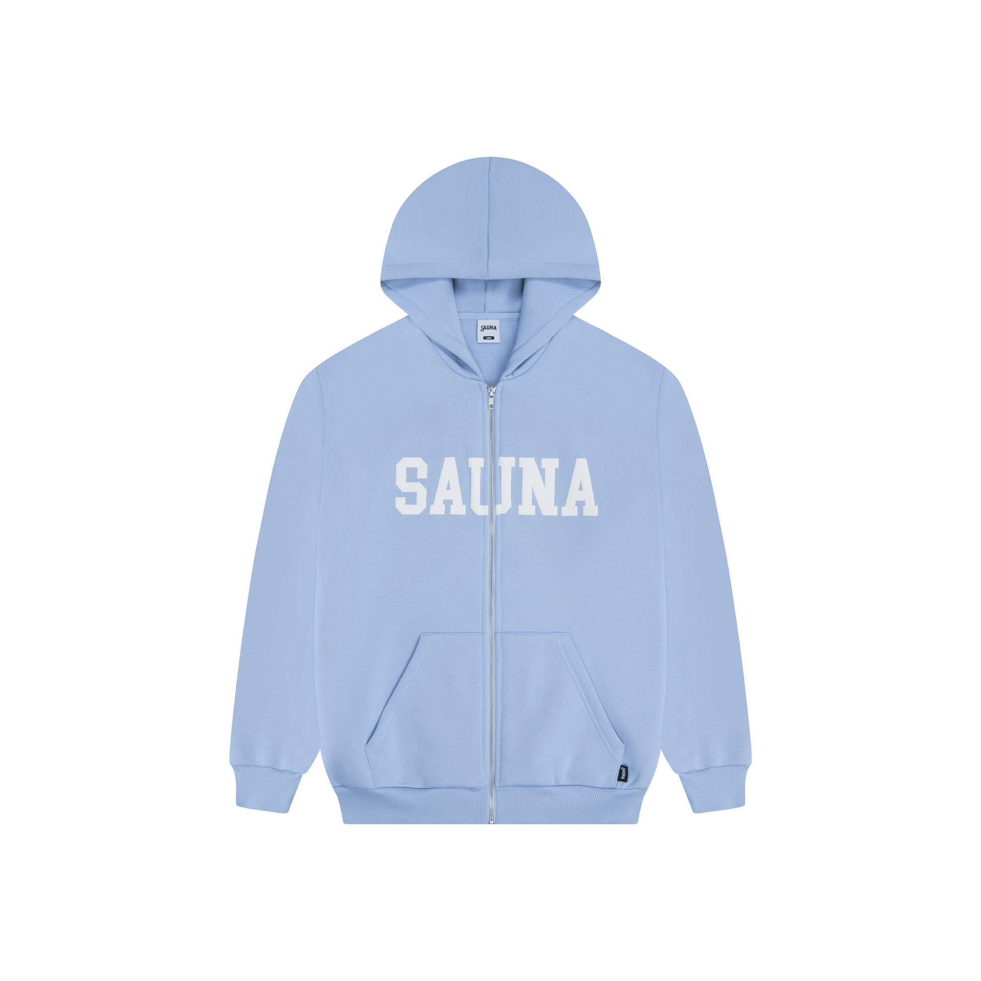 College Zip-Hoodie [Light Blue]