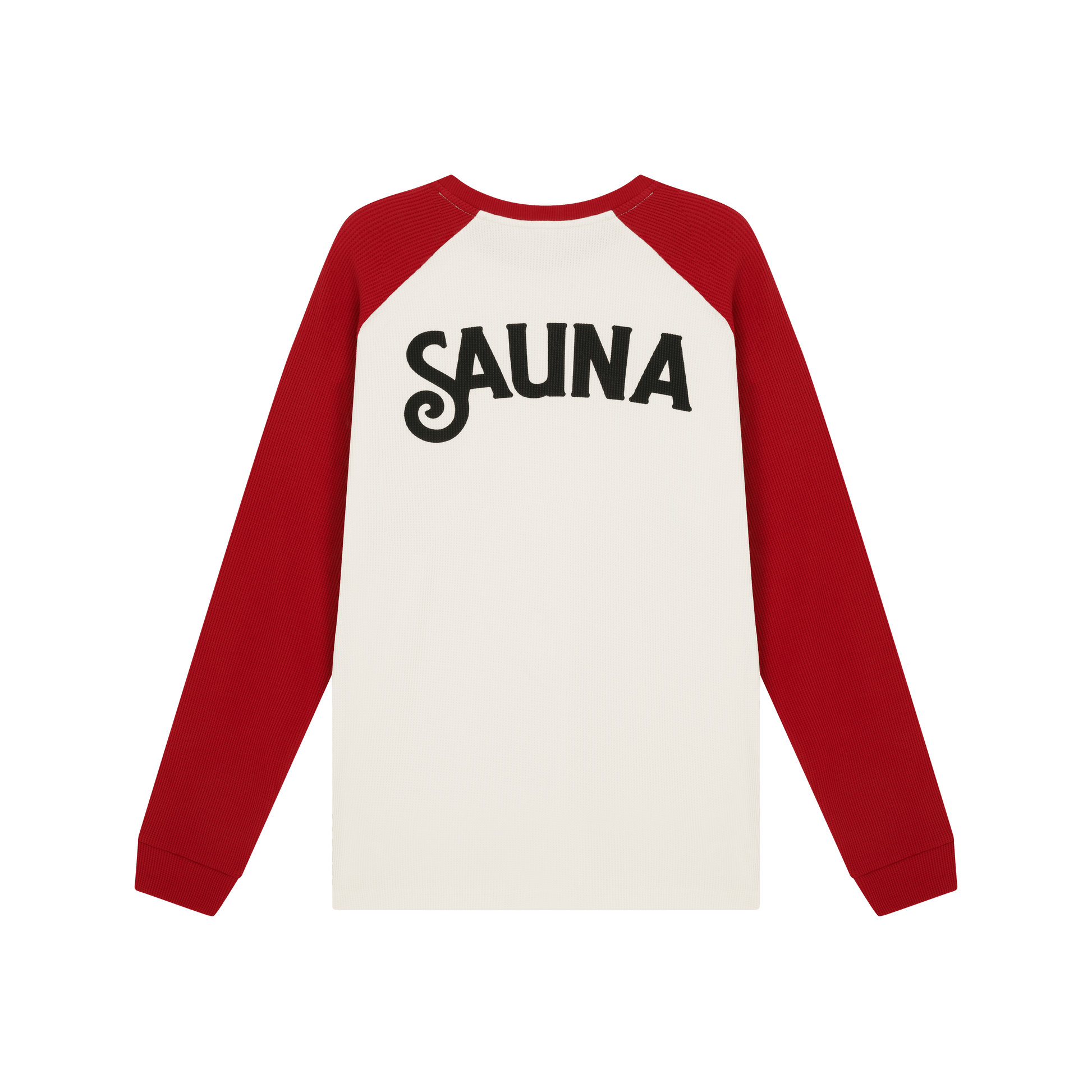 Raglan Waffle L/S Tee [Red]