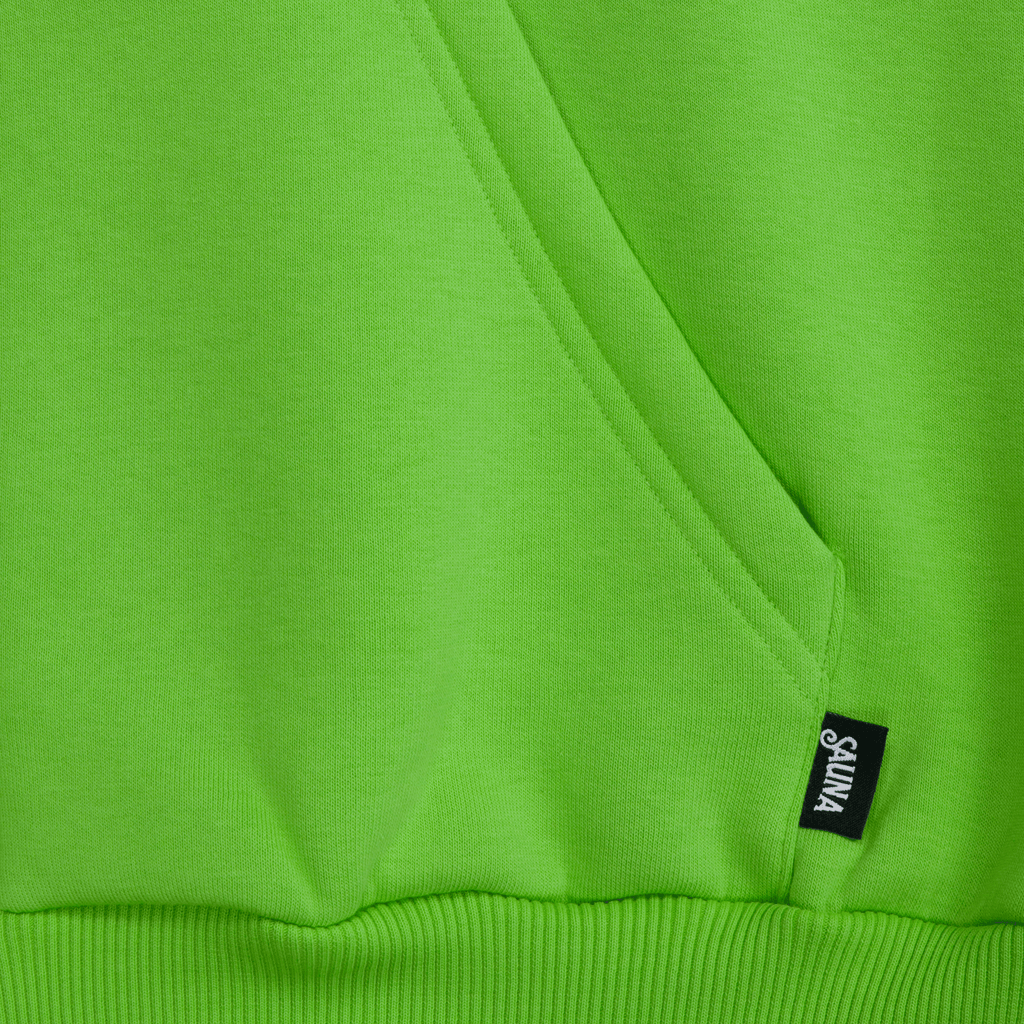 College Zip-Hoodie [Lime Green]